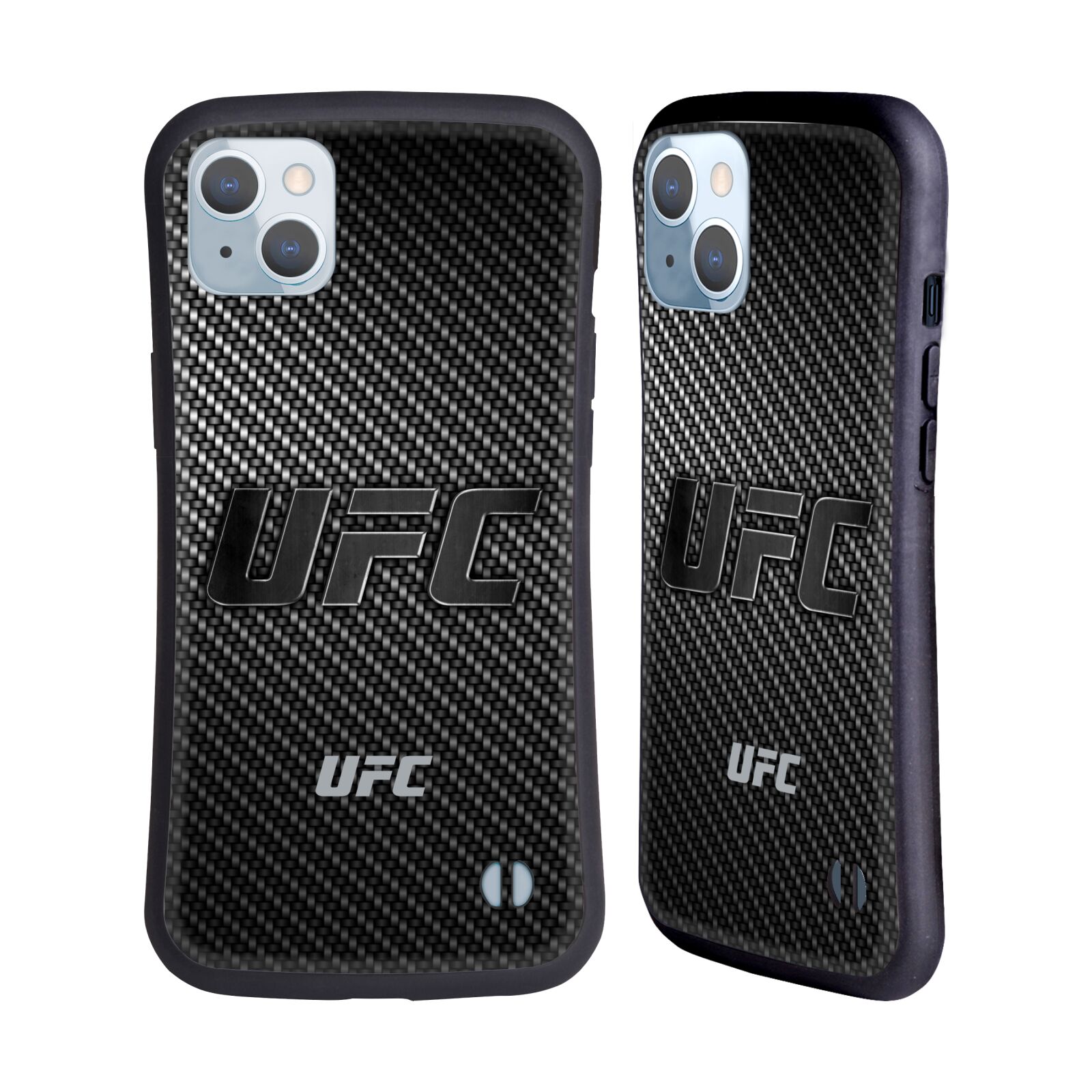 Odolný zadní obal pro mobil Apple iPhone 14 PLUS - HEAD CASE - UFC - Imitace karbonu