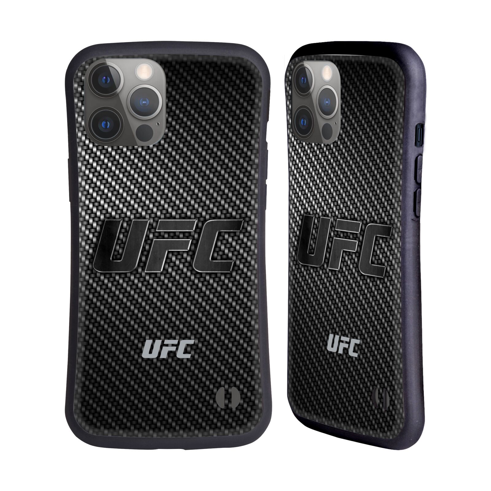 Odolný zadní obal pro mobil Apple iPhone 14 PRO MAX - HEAD CASE - UFC - Imitace karbonu