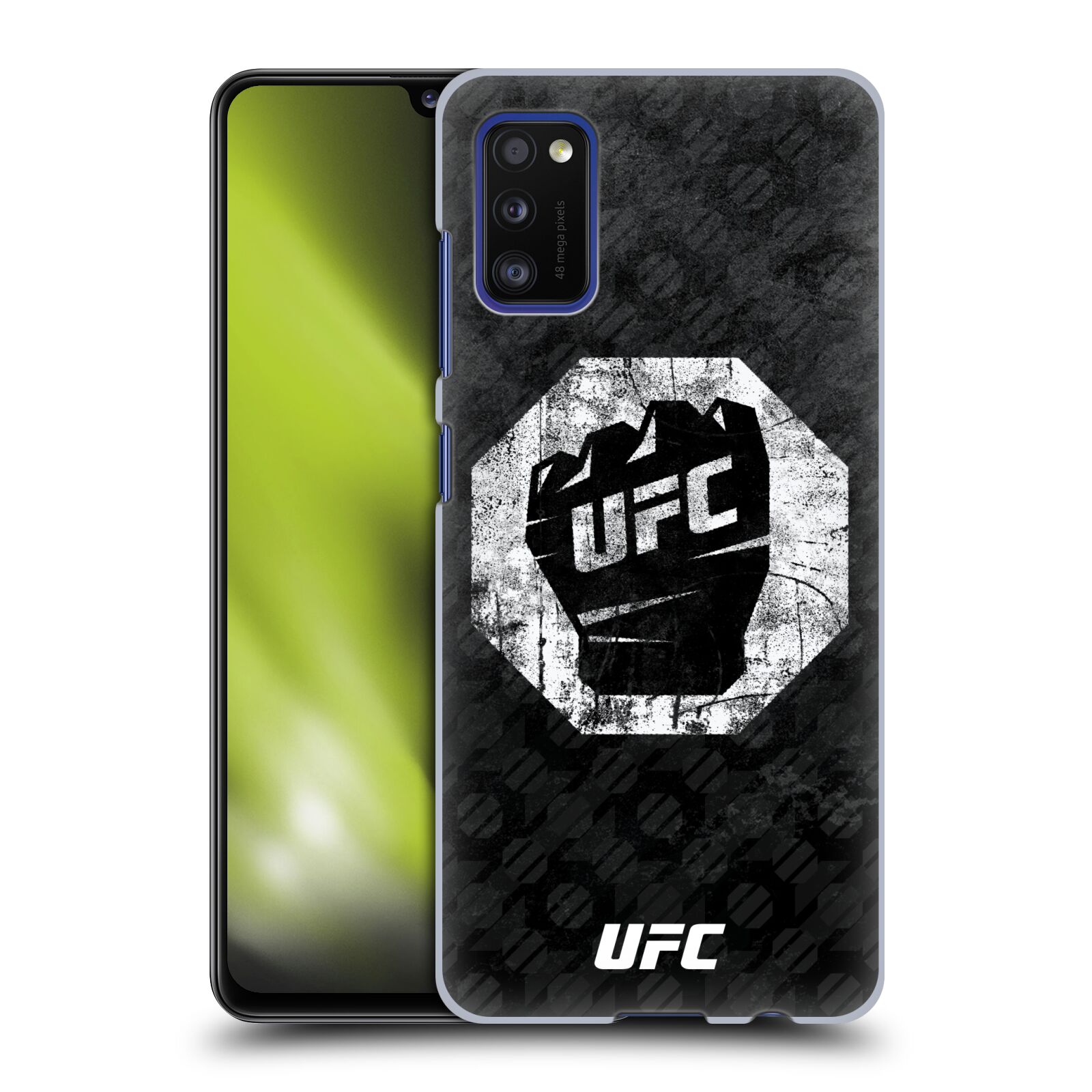 Obal na mobil Samsung Galaxy A41 - HEAD CASE - UFC - Logo rukavice