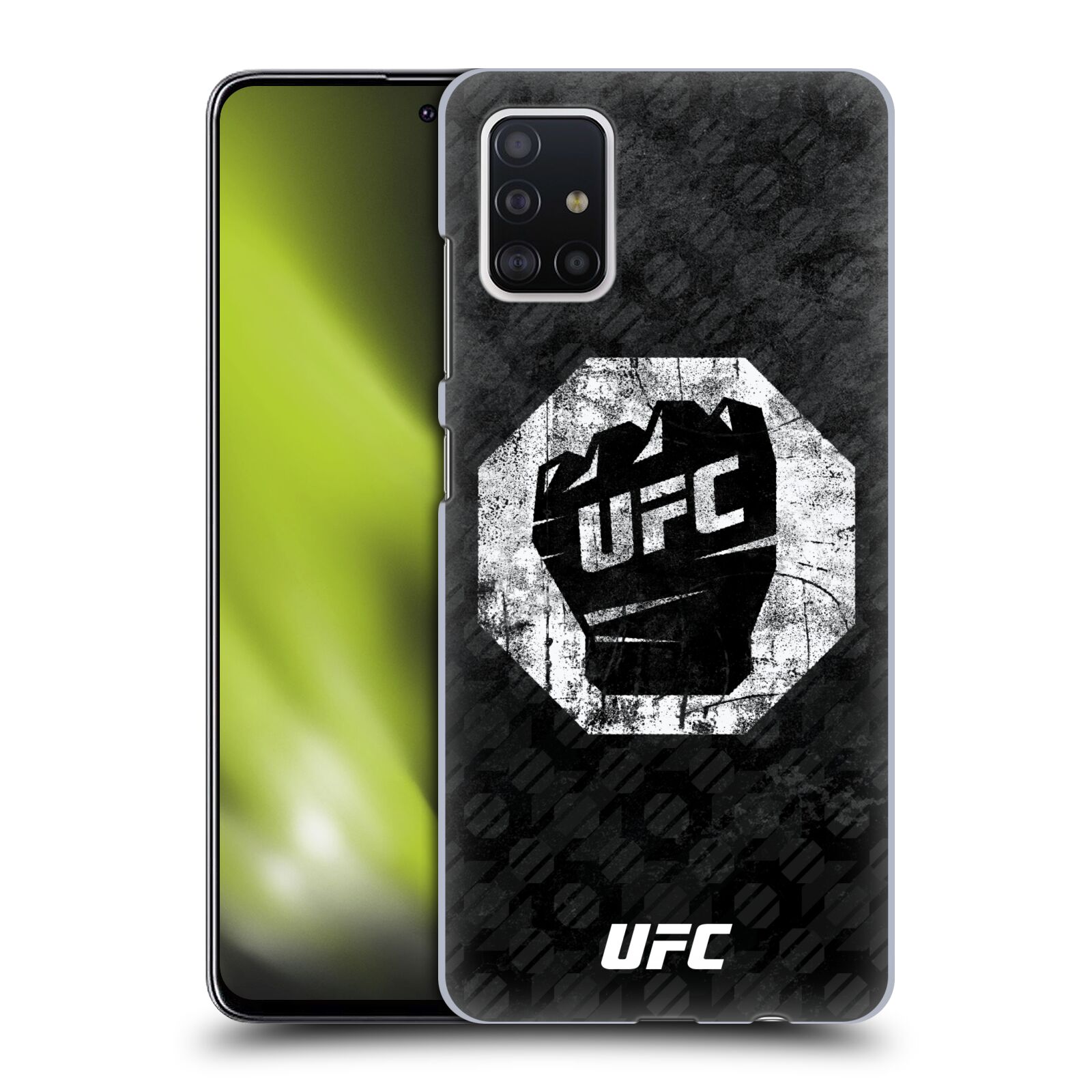 Obal na mobil Samsung Galaxy A51 - HEAD CASE - UFC - Logo rukavice