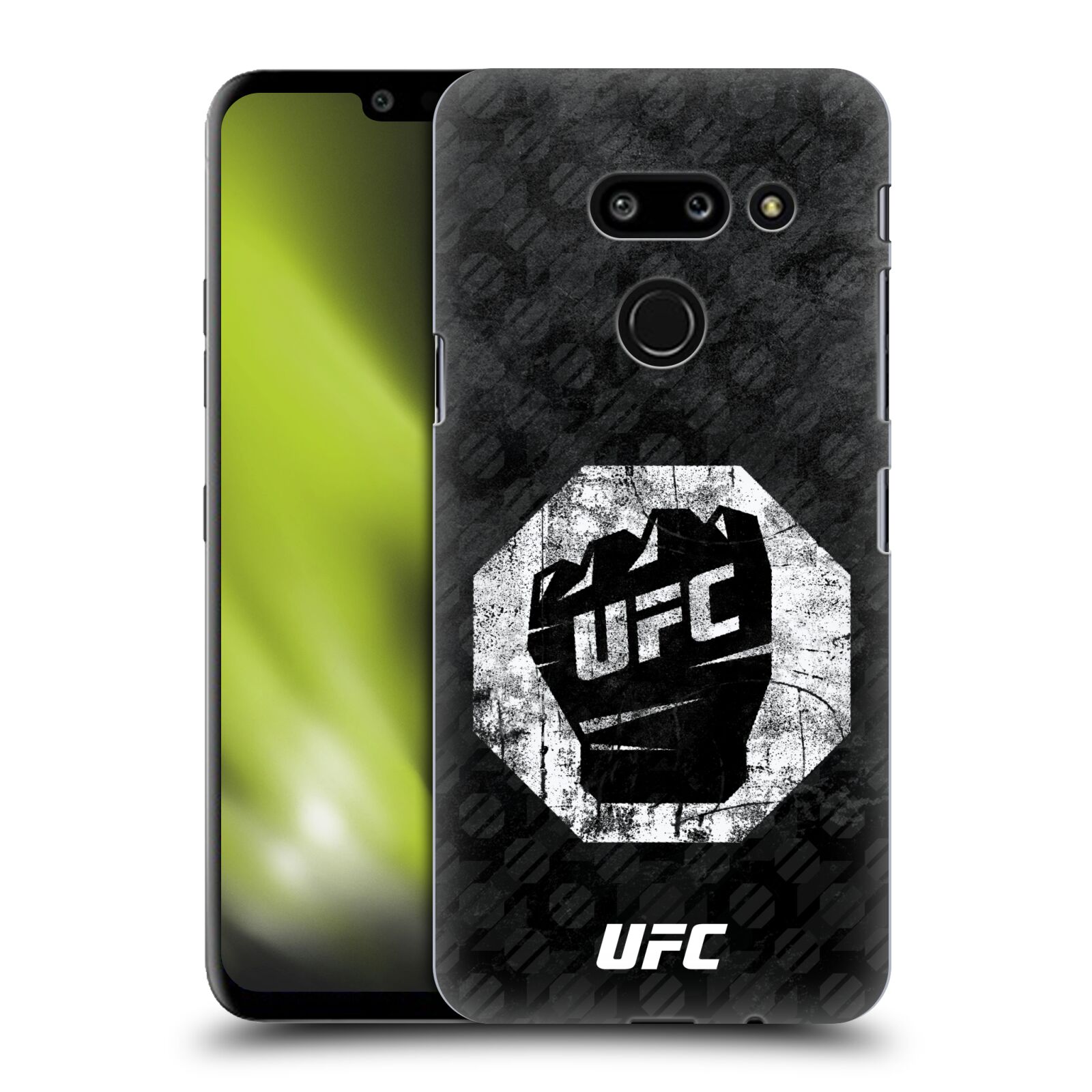 Obal na mobil LG G8 ThinQ - HEAD CASE - UFC - Logo rukavice