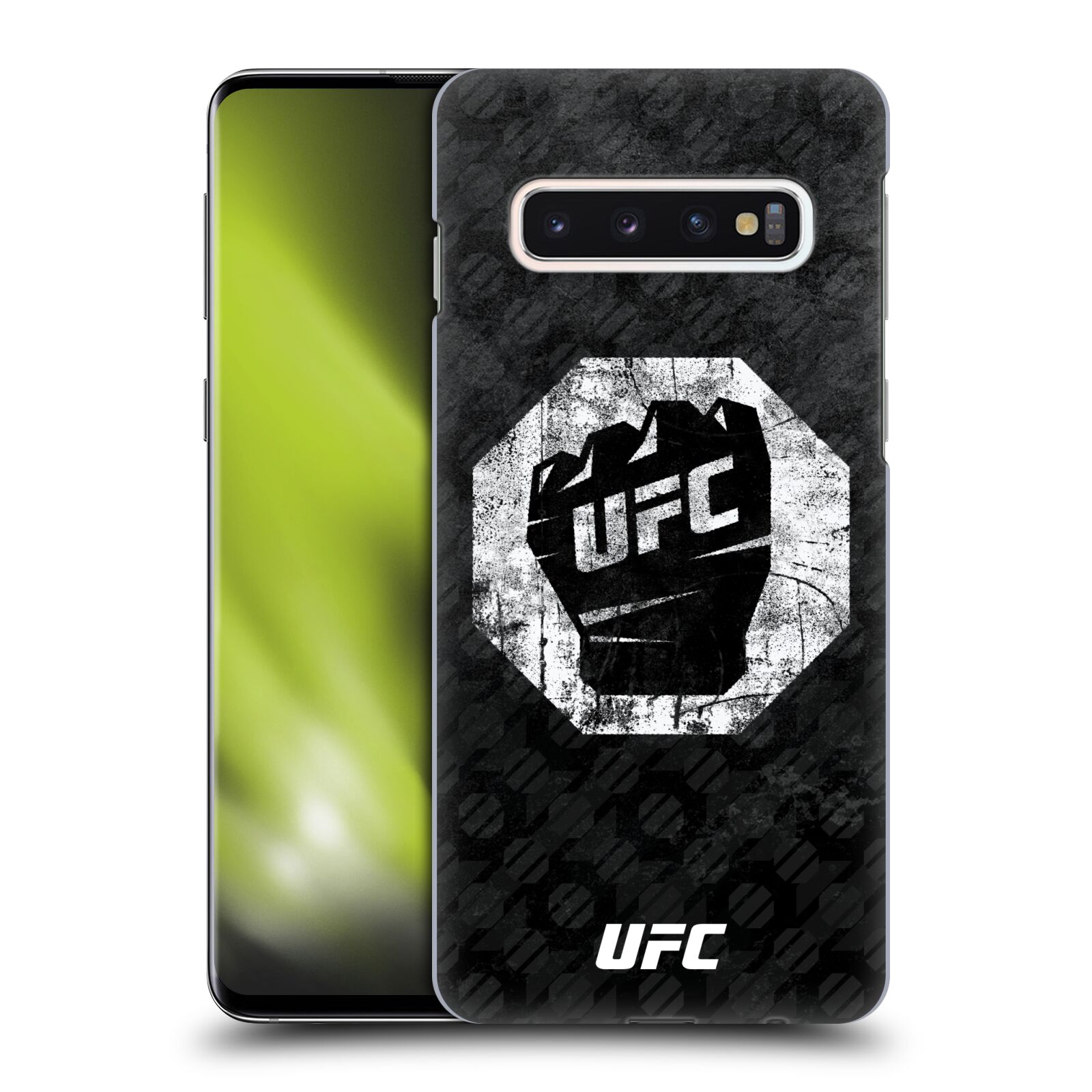 Obal na mobil Samsung Galaxy S10 - HEAD CASE - UFC - Logo rukavice