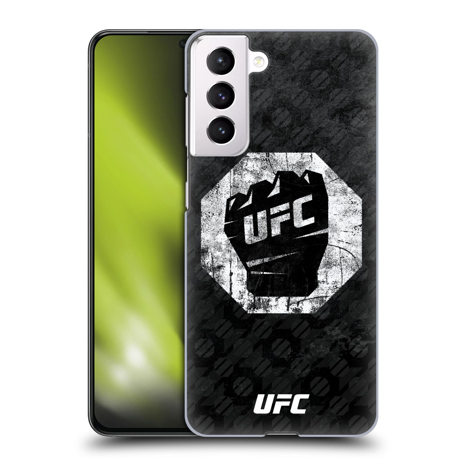 Obal na mobil Samsung Galaxy S21 5G - HEAD CASE - UFC - Logo rukavice