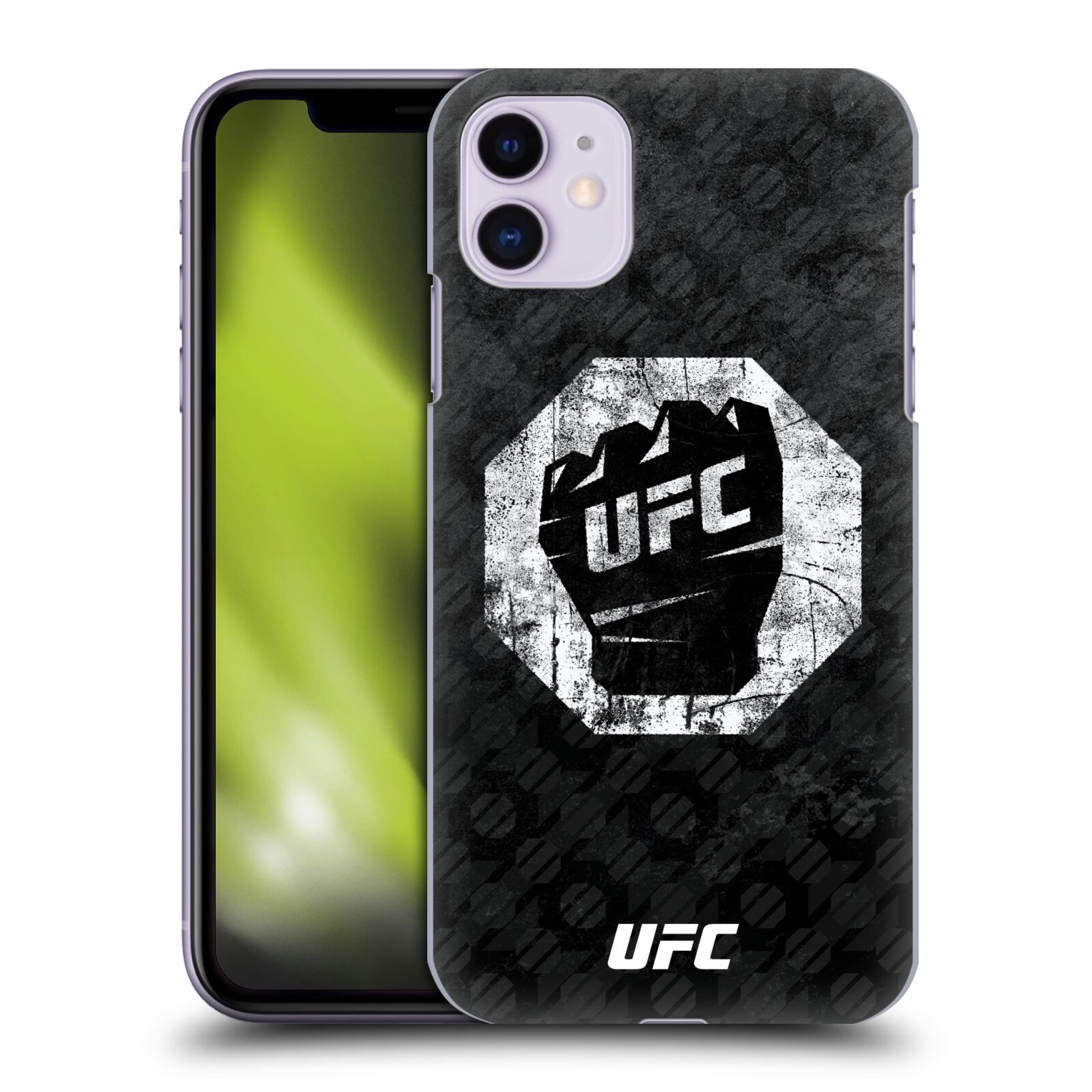 Obal na mobil Apple Iphone 11 - HEAD CASE - UFC - Logo rukavice