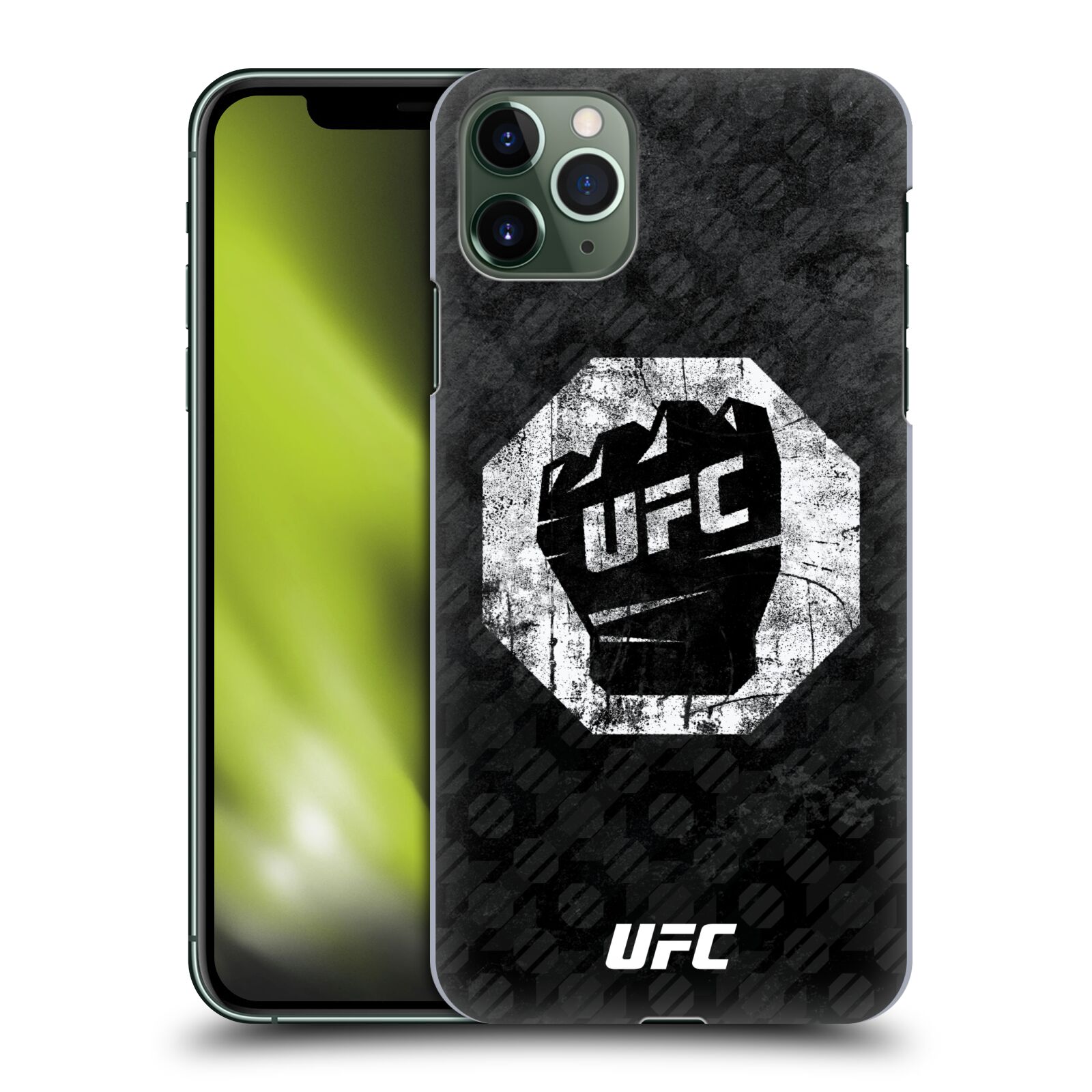 Obal na mobil Apple Iphone 11 PRO MAX - HEAD CASE - UFC - Logo rukavice