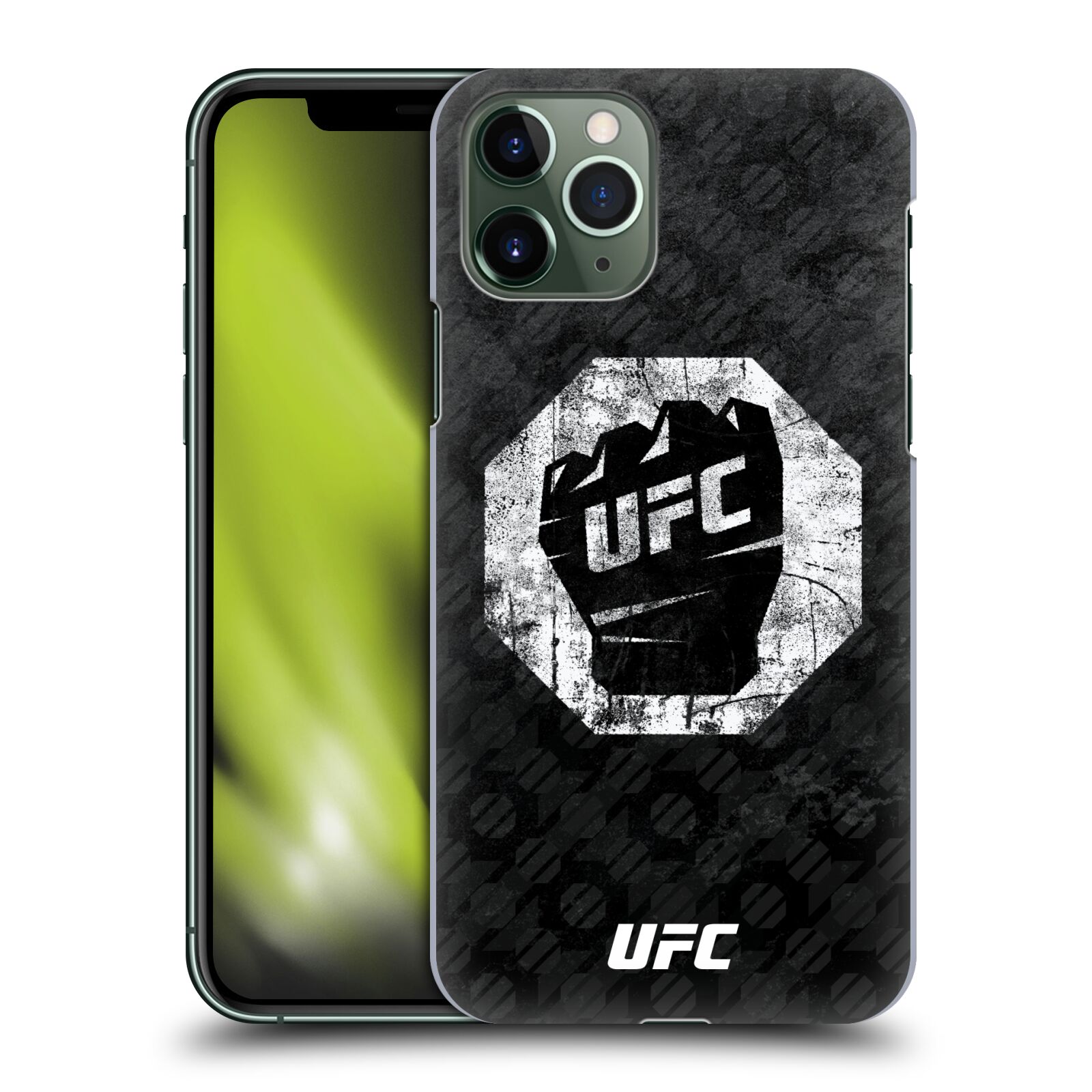 Obal na mobil Apple Iphone 11 PRO - HEAD CASE - UFC - Logo rukavice