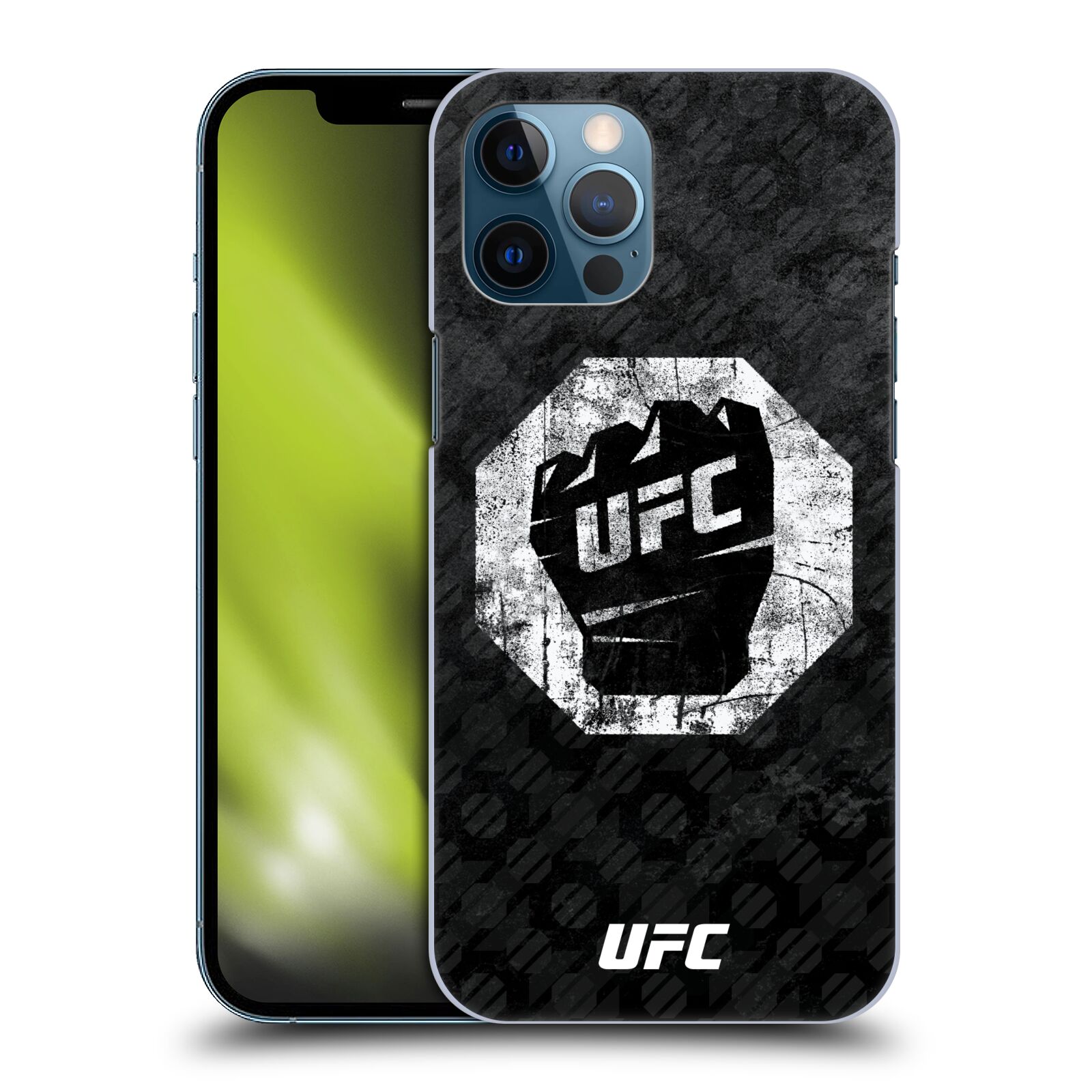 Obal na mobil Apple Iphone 12 PRO MAX - HEAD CASE - UFC - Logo rukavice