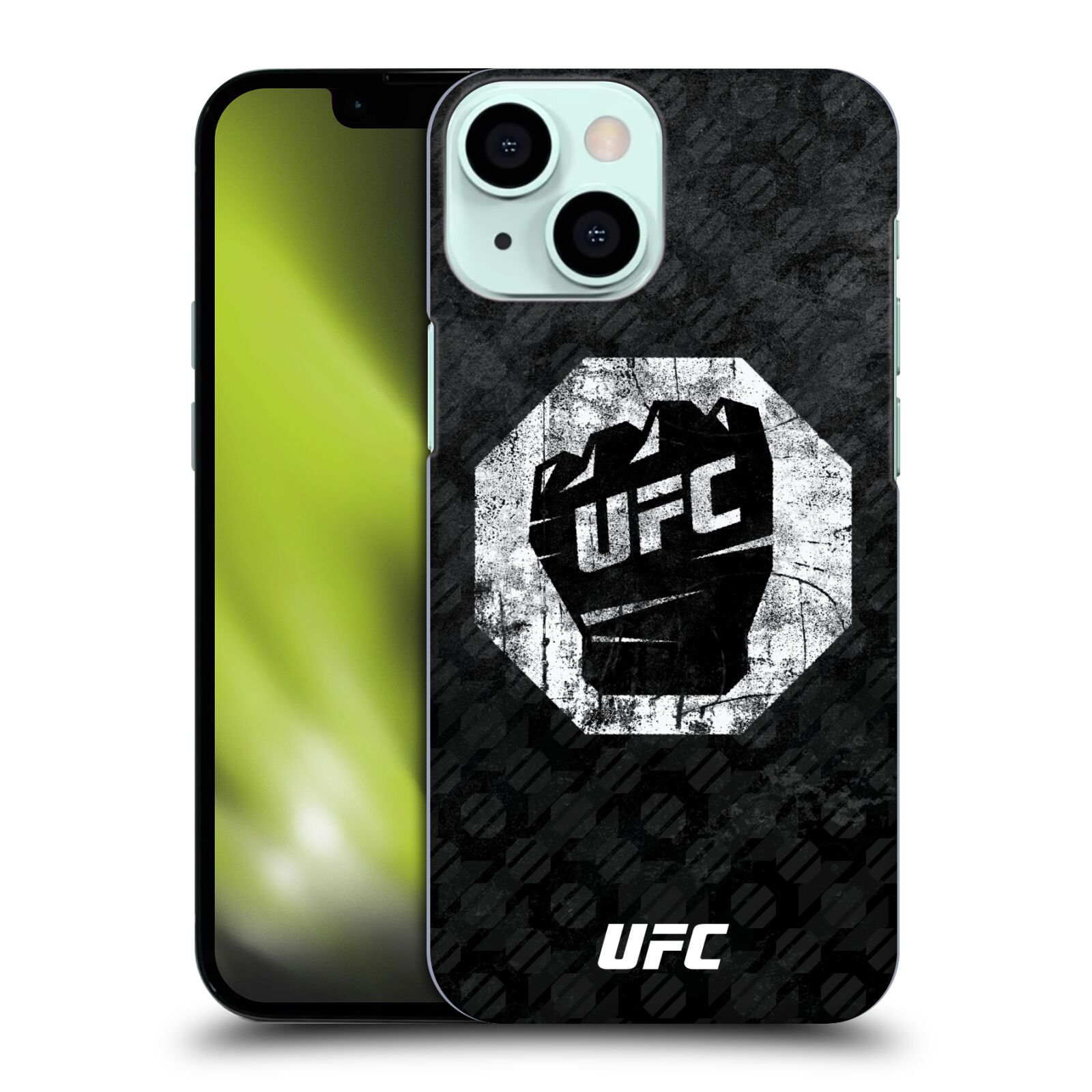 Obal na mobil Apple Iphone 13 MINI - HEAD CASE - UFC - Logo rukavice