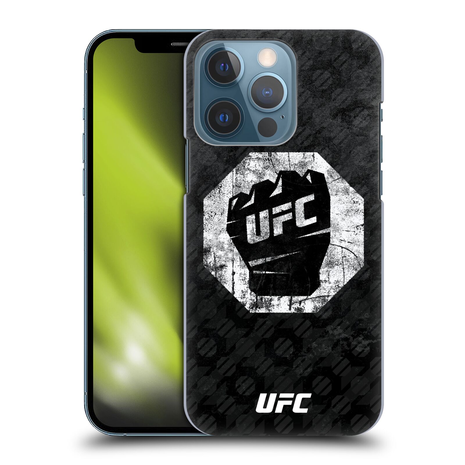 Obal na mobil Apple Iphone 13 PRO - HEAD CASE - UFC - Logo rukavice