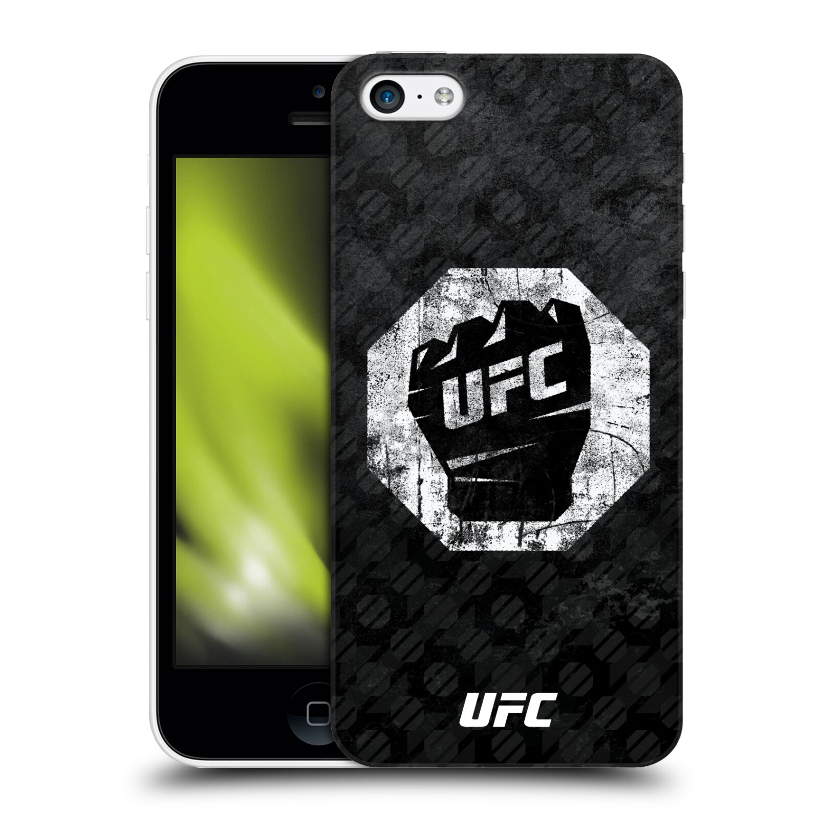 Obal na mobil Apple Iphone 5C - HEAD CASE - UFC - Logo rukavice