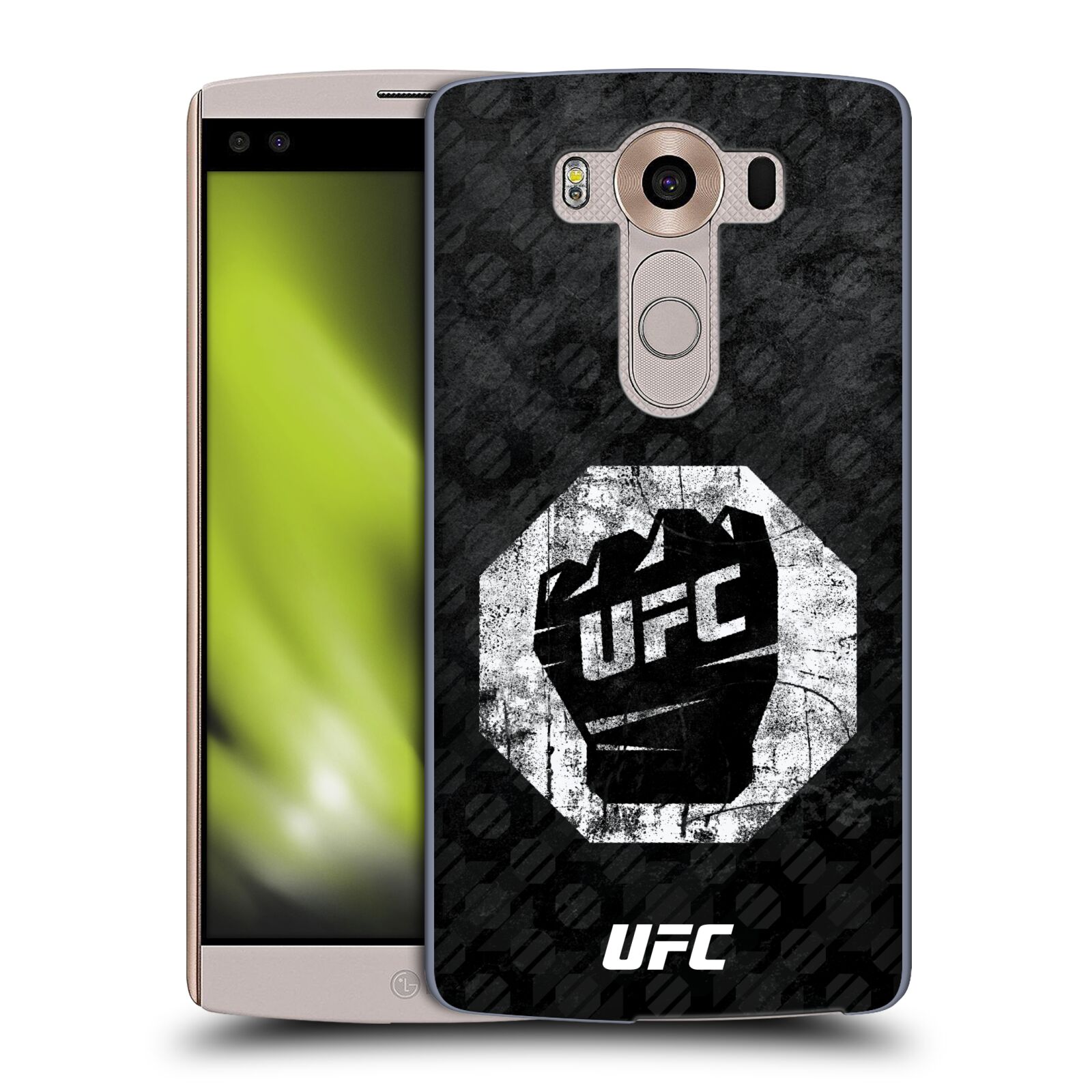Obal na mobil LG V10 - HEAD CASE - UFC - Logo rukavice
