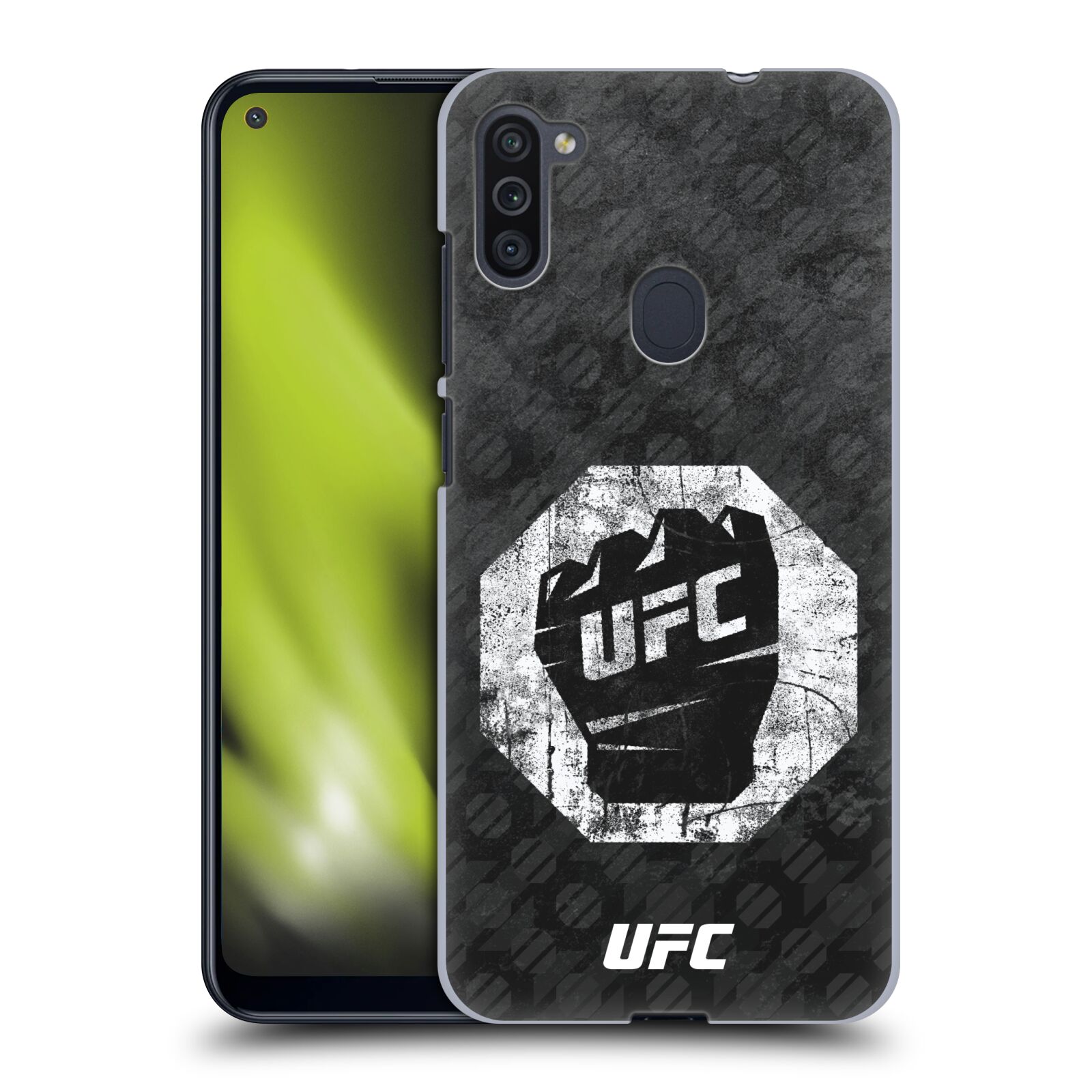 Obal na mobil Samsung Galaxy M11 - HEAD CASE - UFC - Logo rukavice