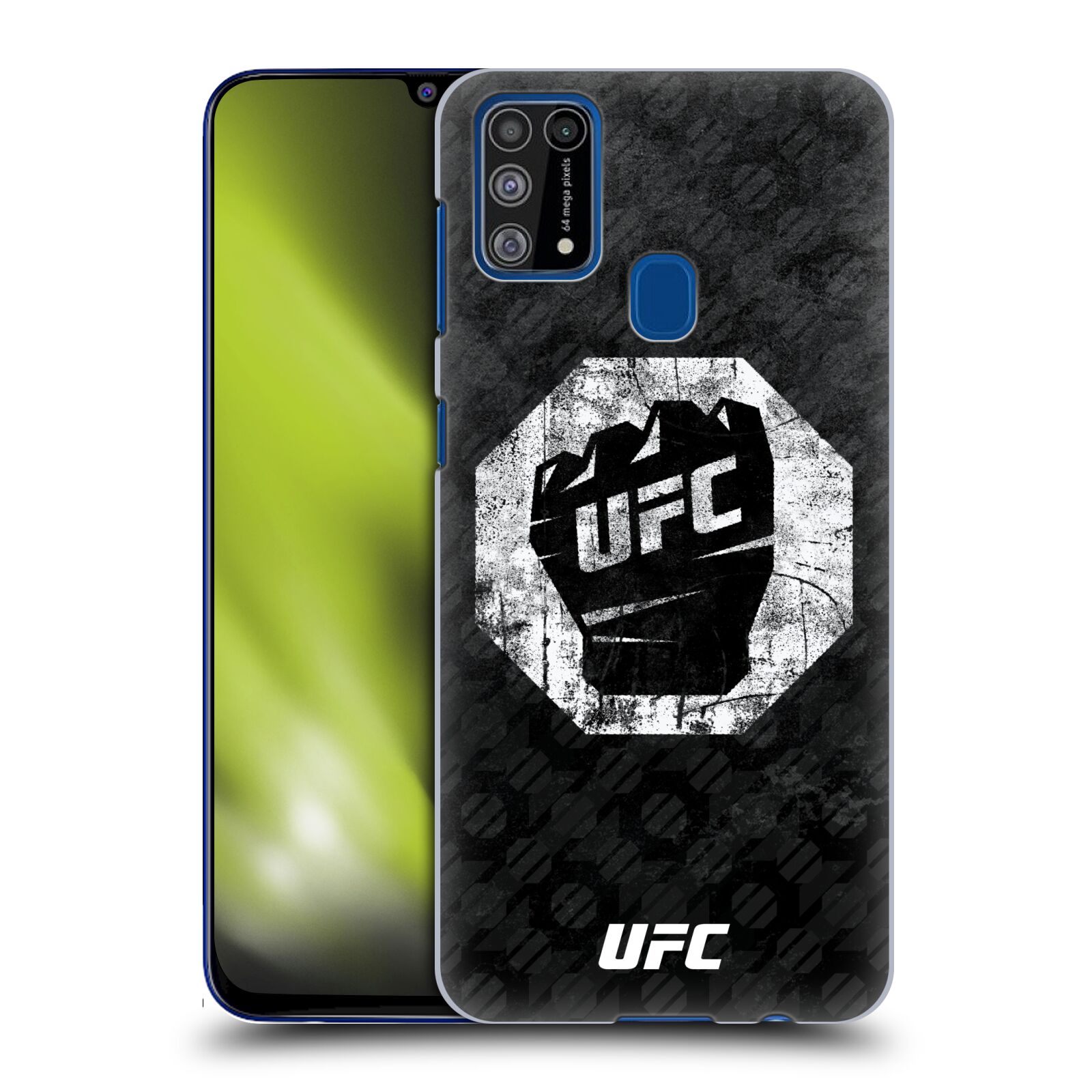 Obal na mobil Samsung Galaxy M31 - HEAD CASE - UFC - Logo rukavice
