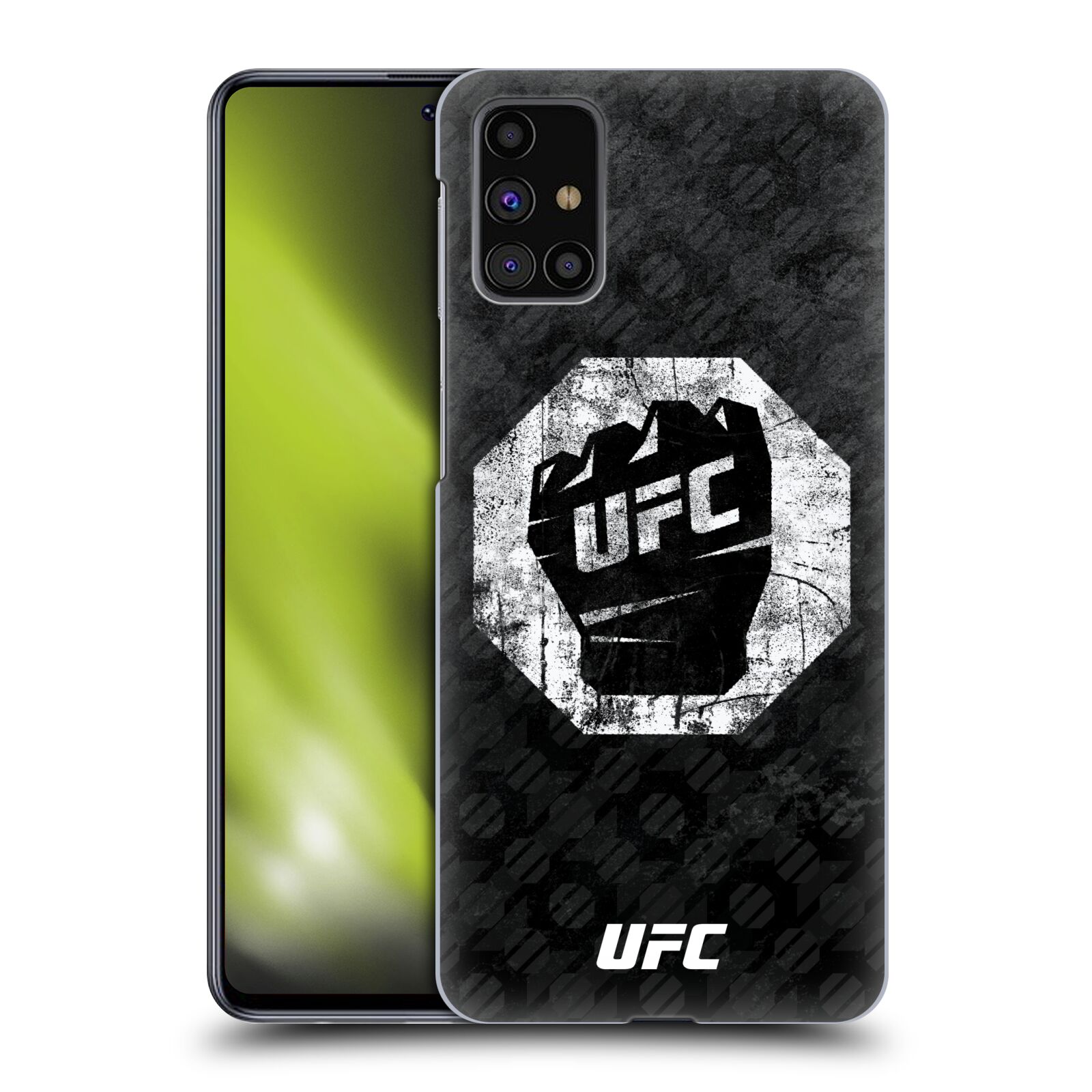 Obal na mobil Samsung Galaxy M31s - HEAD CASE - UFC - Logo rukavice