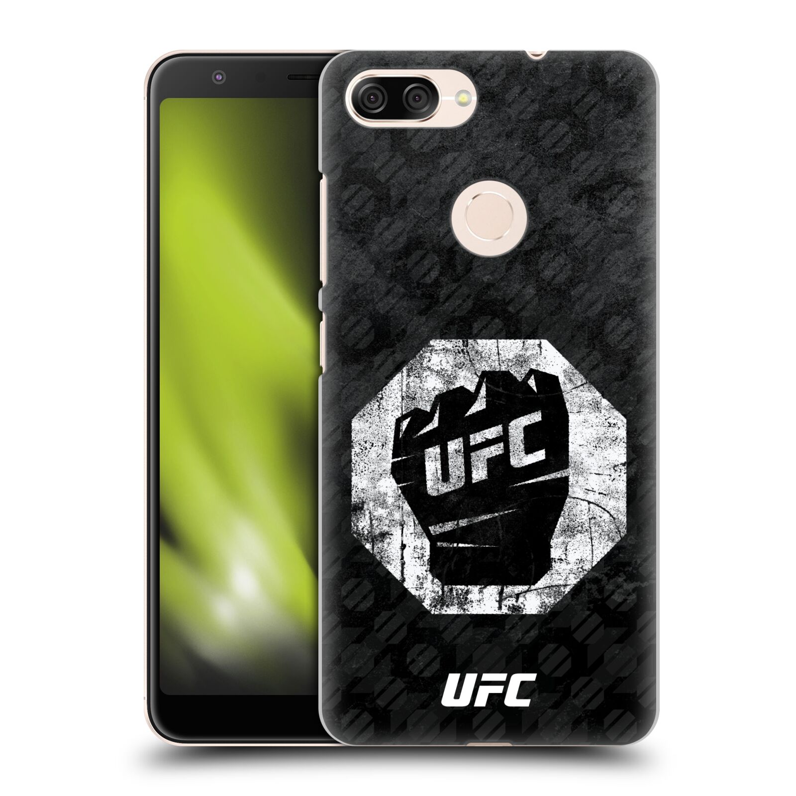 Obal na mobil ASUS ZENFONE Max Plus M1 - HEAD CASE - UFC - Logo rukavice
