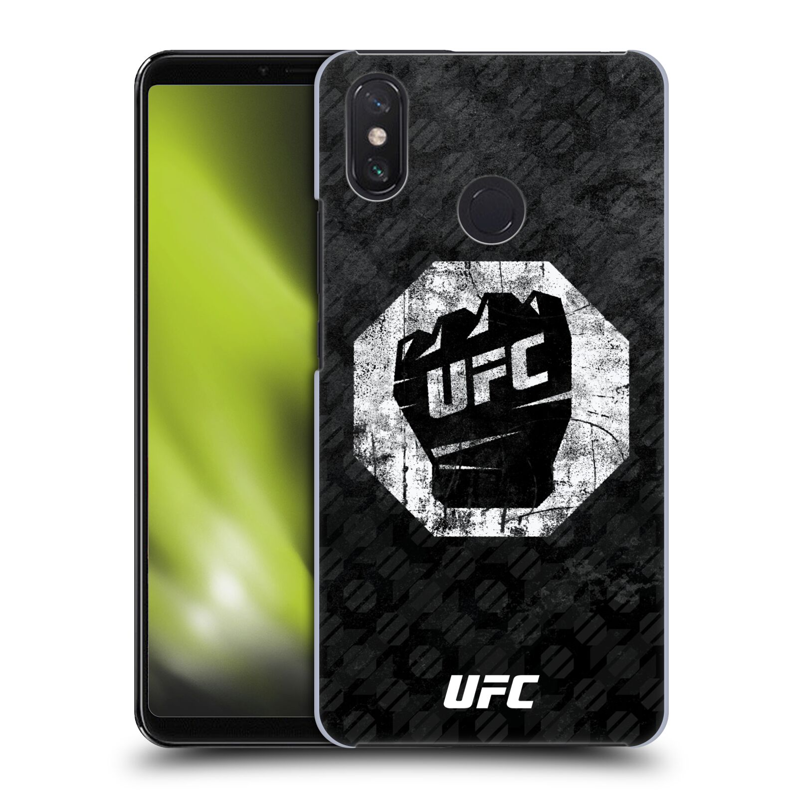 Obal na mobil Xiaomi Mi Max 3 - HEAD CASE - UFC - Logo rukavice