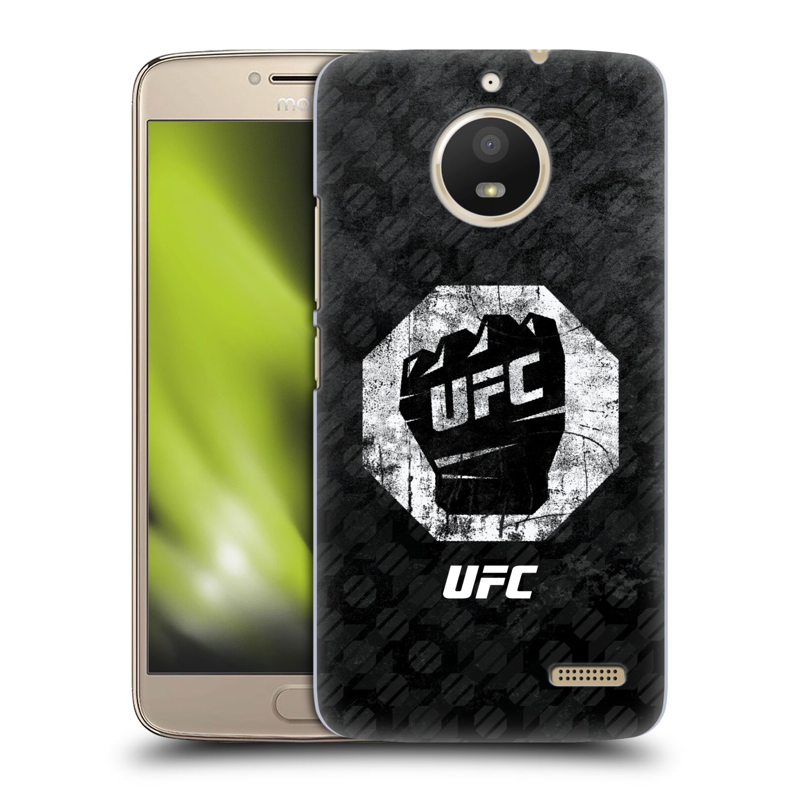 Obal na mobil Lenovo Moto E4 - HEAD CASE - UFC - Logo rukavice