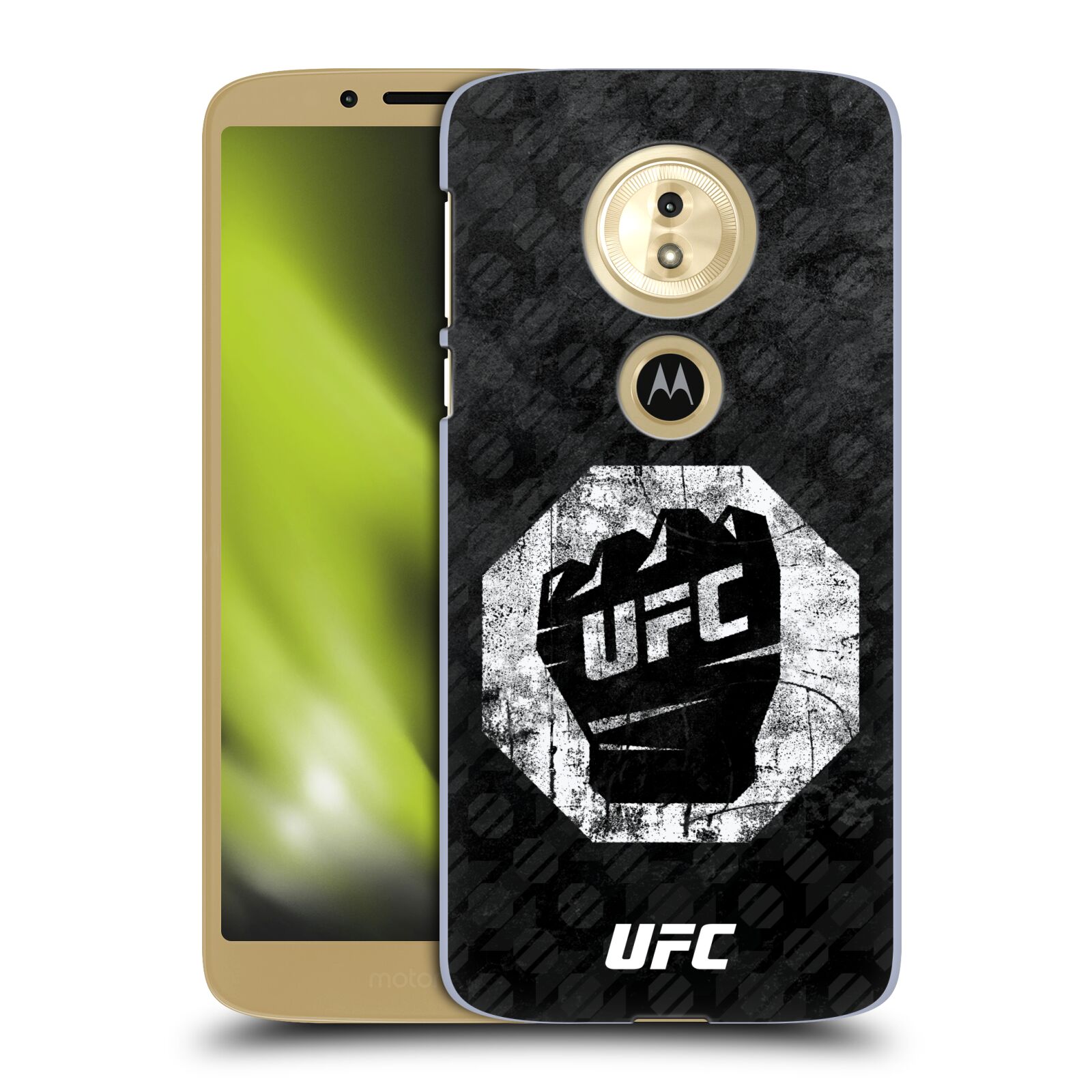 Obal na mobil Motorola Moto E5 - HEAD CASE - UFC - Logo rukavice