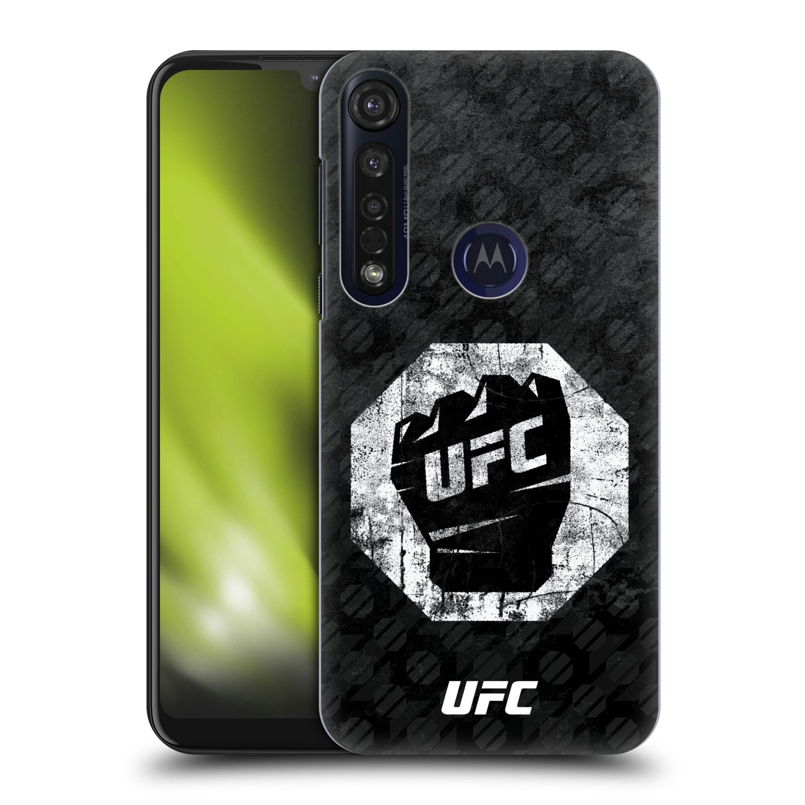 Obal na mobil Motorola Moto G8 PLUS - HEAD CASE - UFC - Logo rukavice