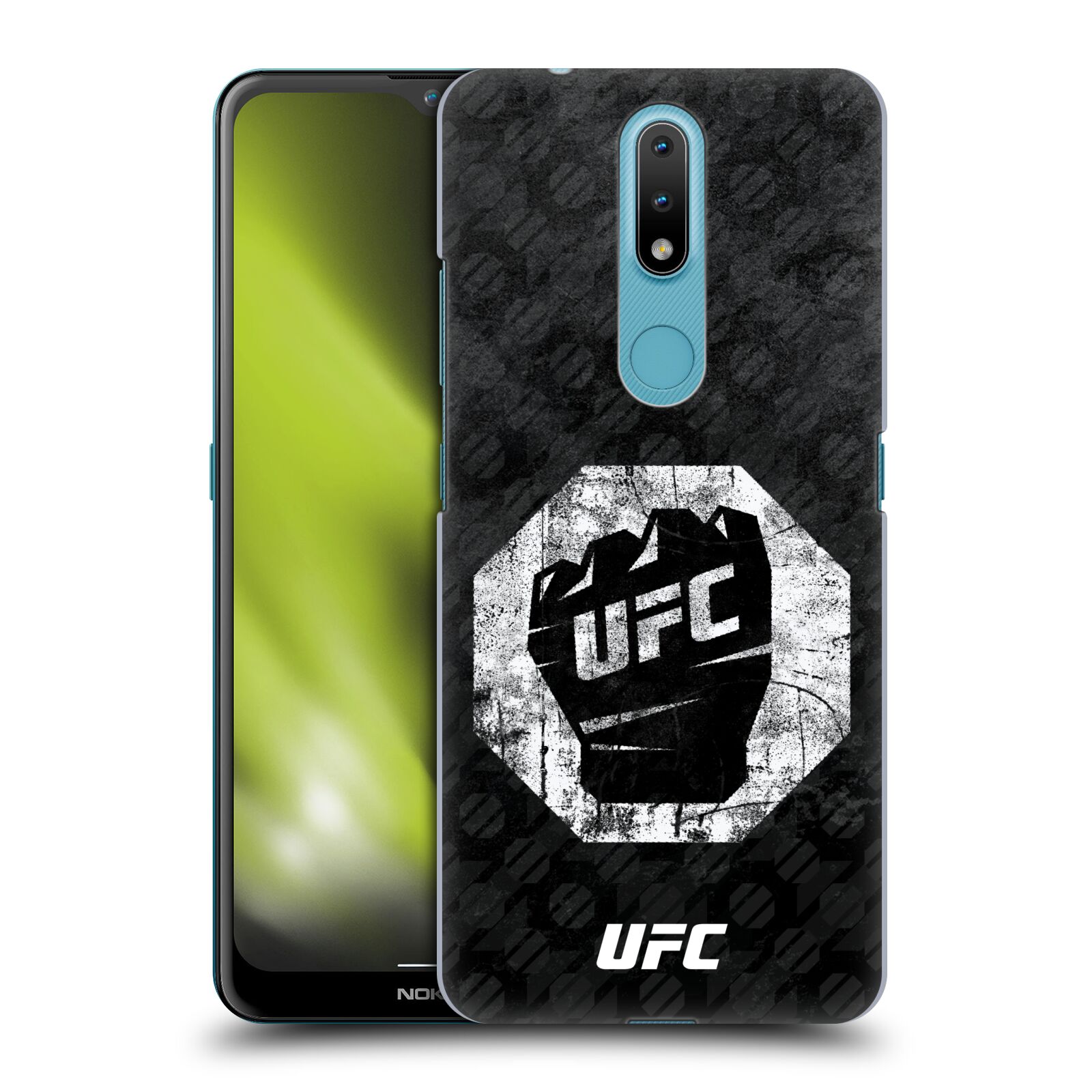 Obal na mobil Nokia 2.4 - HEAD CASE - UFC - Logo rukavice