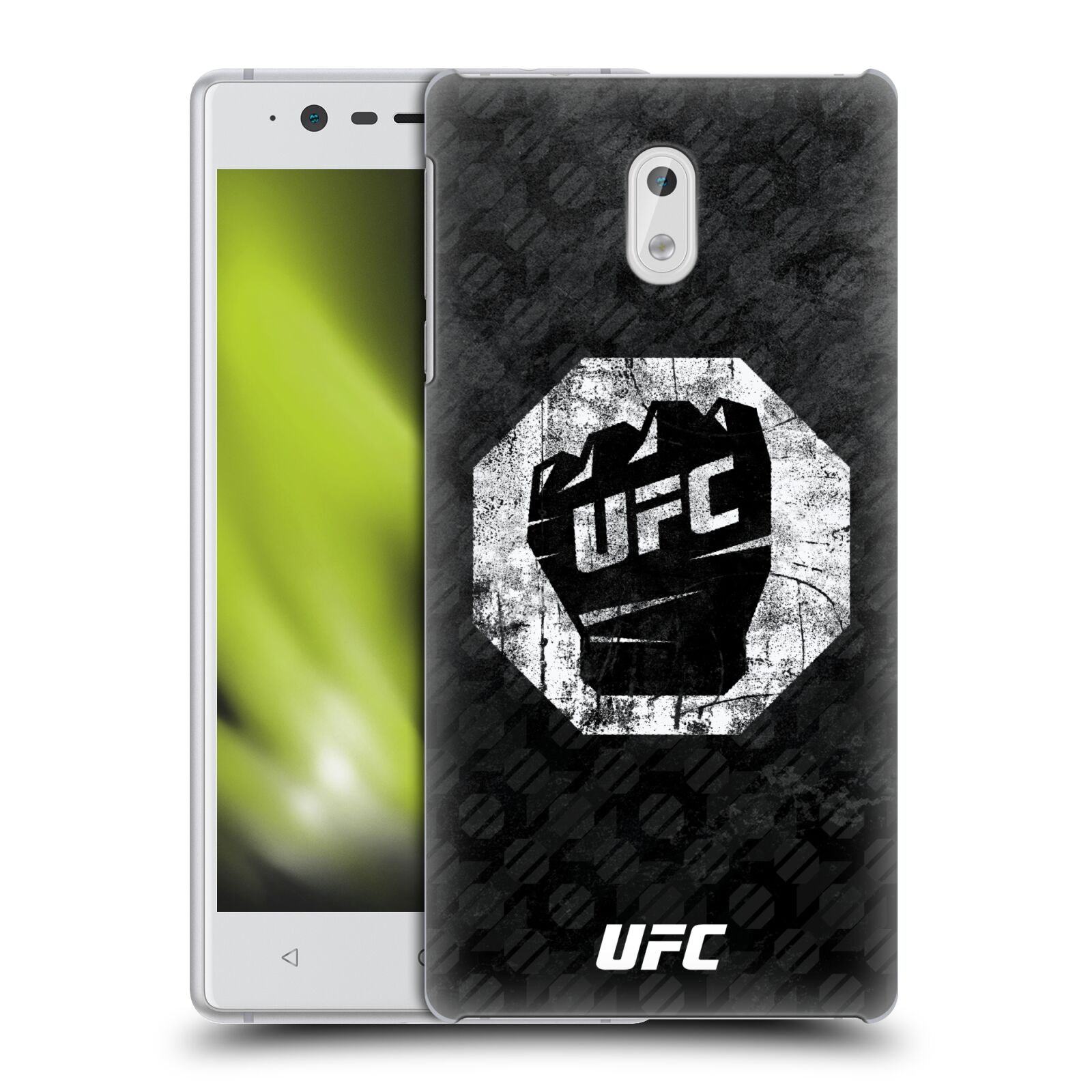 Obal na mobil Nokia 3 - HEAD CASE - UFC - Logo rukavice