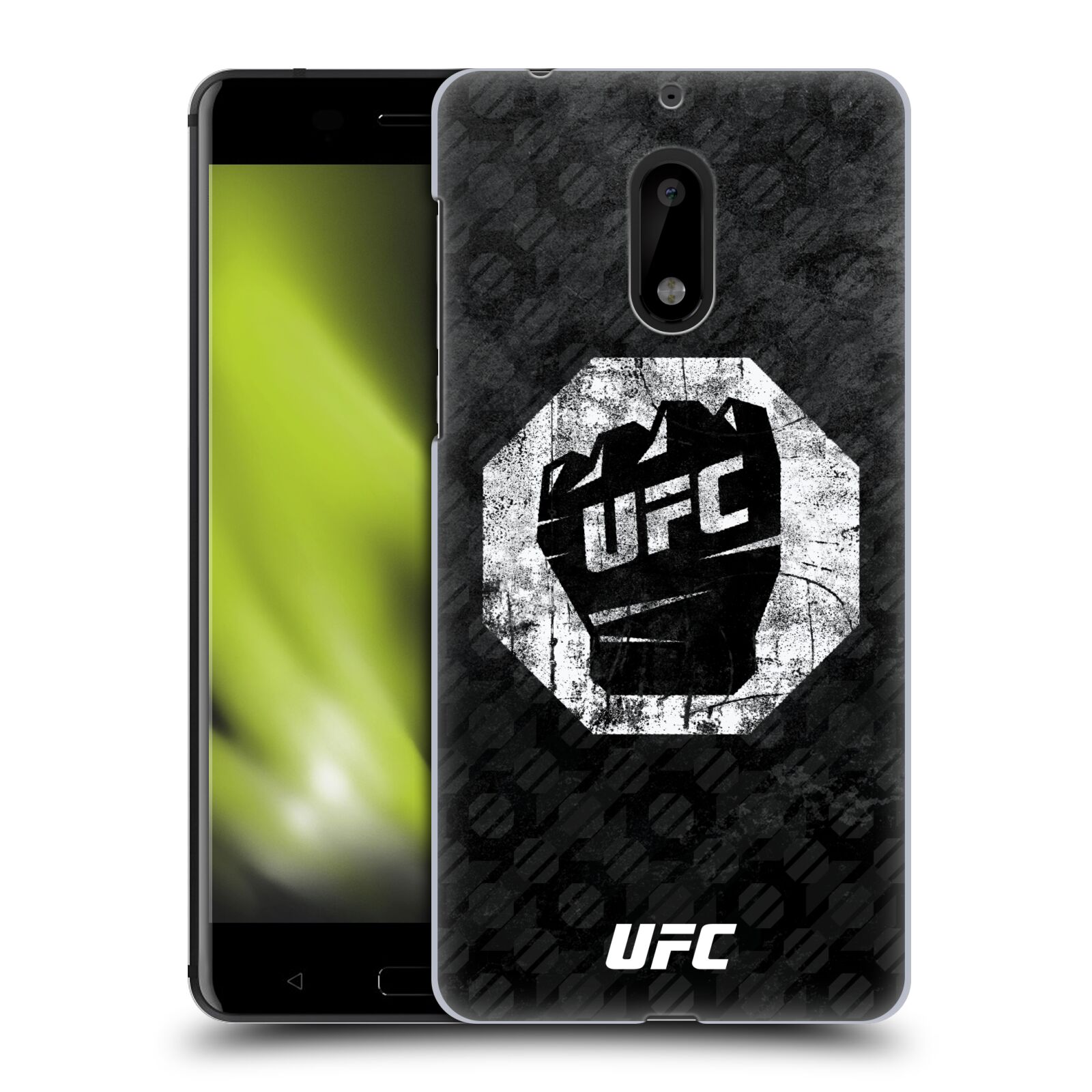 Obal na mobil Nokia 6 - HEAD CASE - UFC - Logo rukavice
