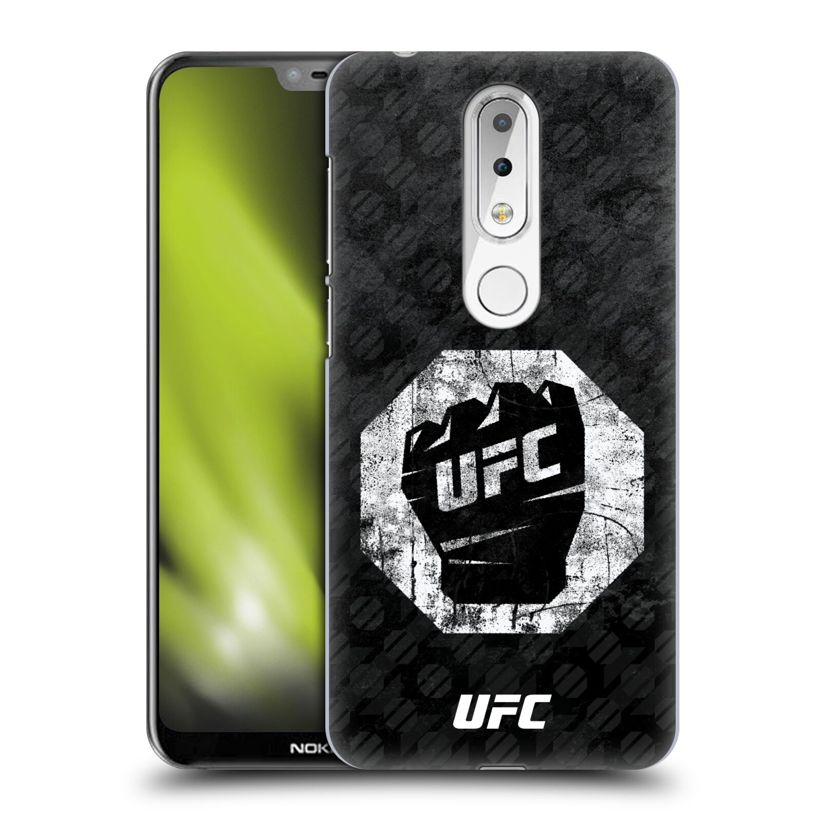 Obal na mobil Nokia 6.1 PLUS - HEAD CASE - UFC - Logo rukavice