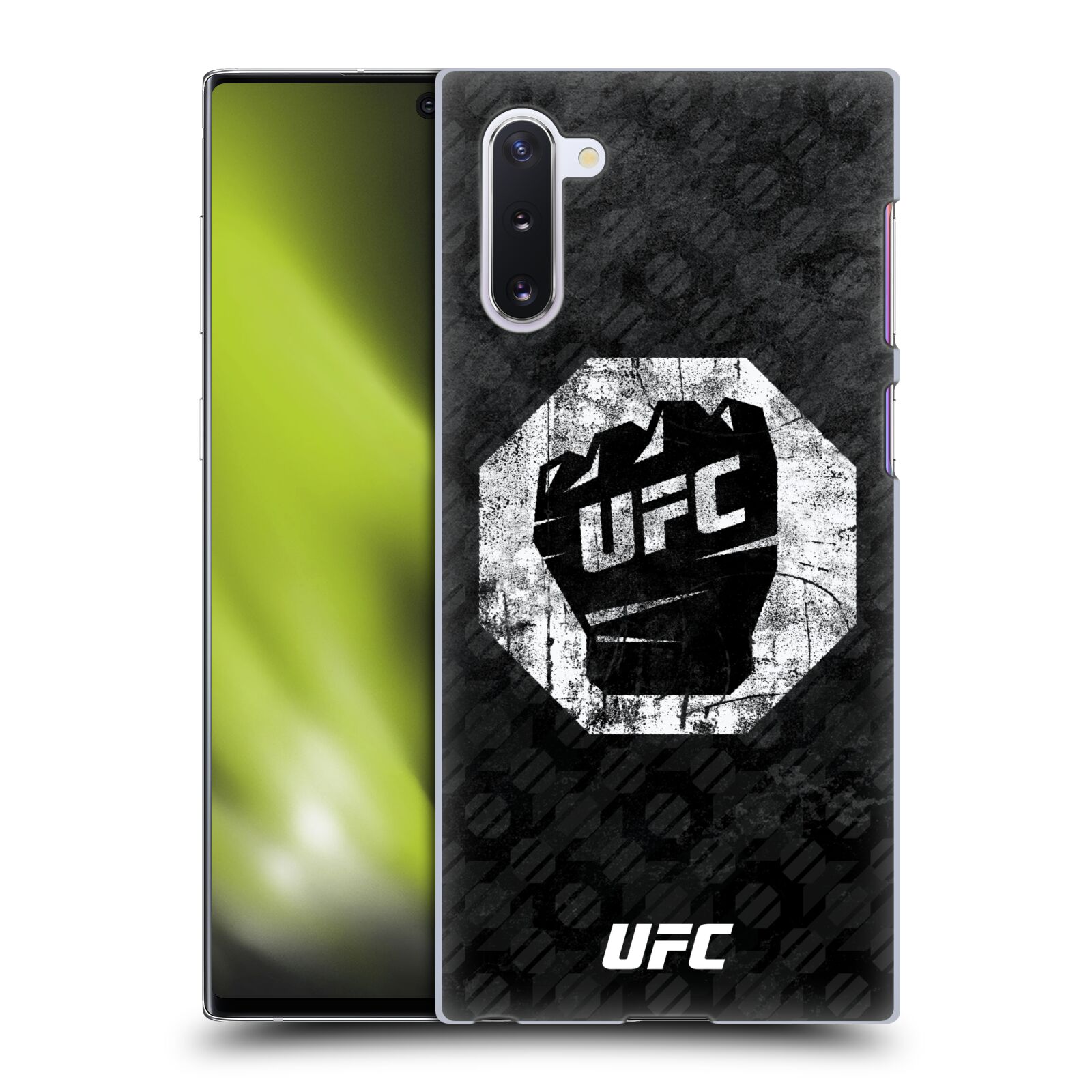 Obal na mobil Samsung Galaxy Note 10 - HEAD CASE - UFC - Logo rukavice