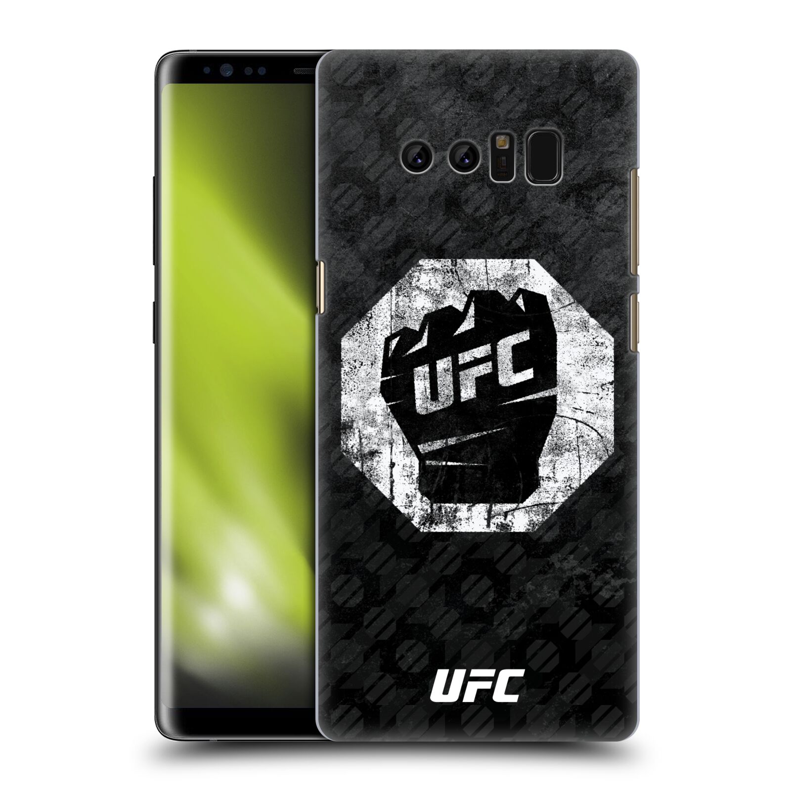 Obal na mobil Samsung Galaxy Note 8 - HEAD CASE - UFC - Logo rukavice