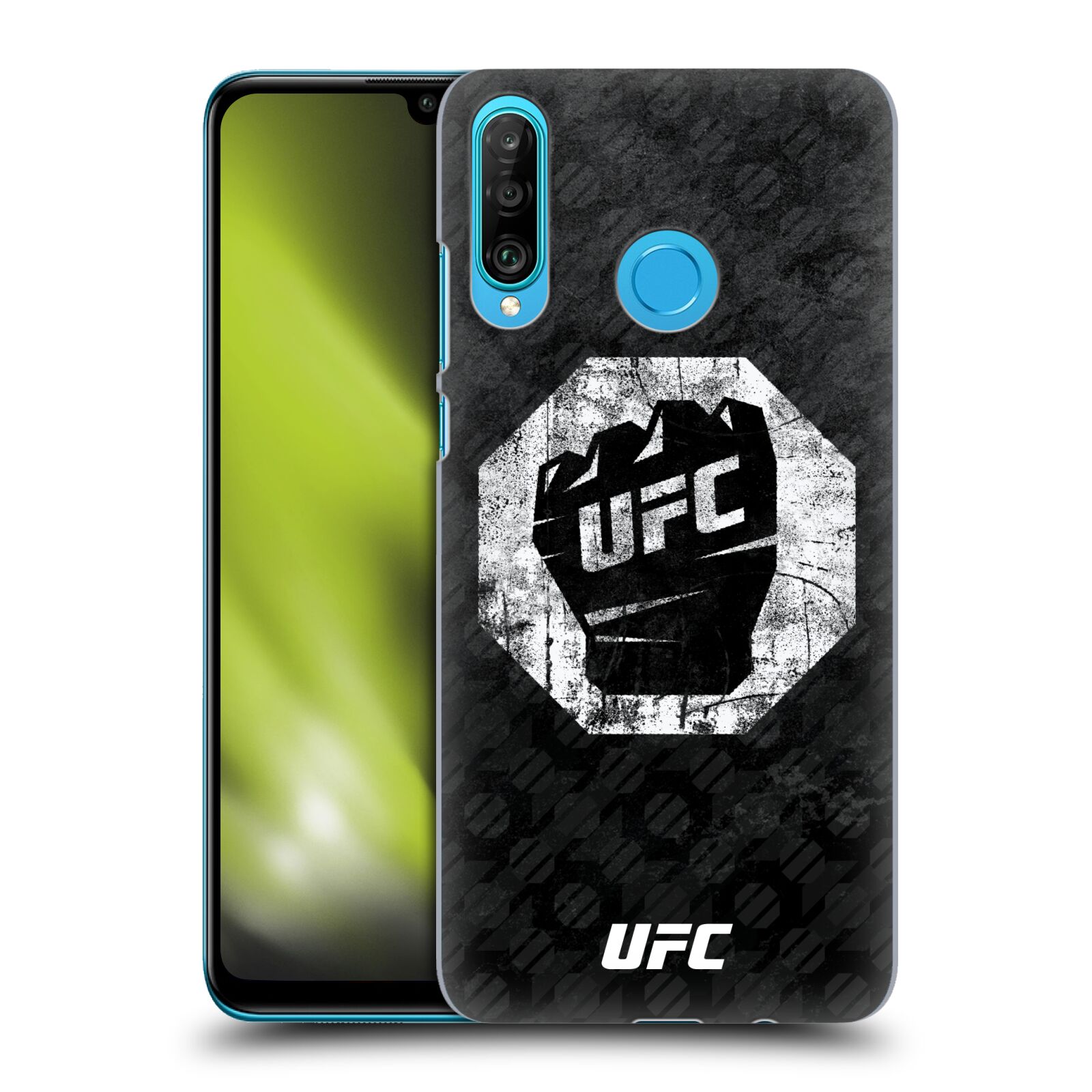 Obal na mobil Huawei P30 LITE - HEAD CASE - UFC - Logo rukavice