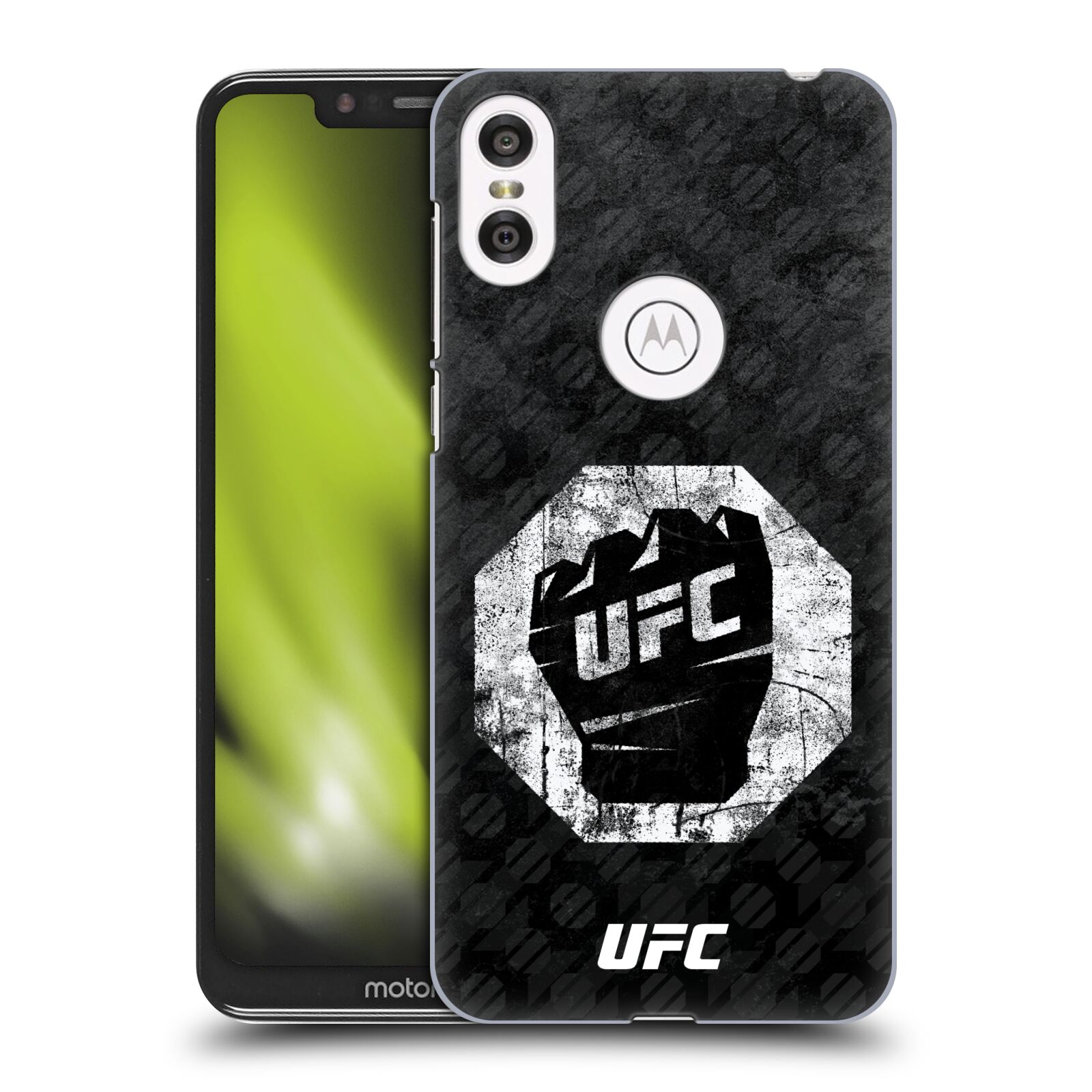 Obal na mobil Motorola Moto ONE - HEAD CASE - UFC - Logo rukavice