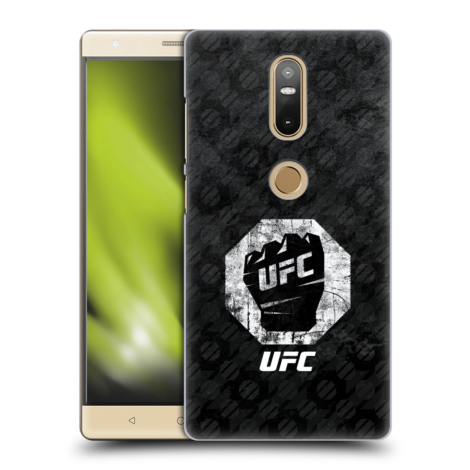 Obal na mobil Lenovo Phab 2 PLUS - HEAD CASE - UFC - Logo rukavice