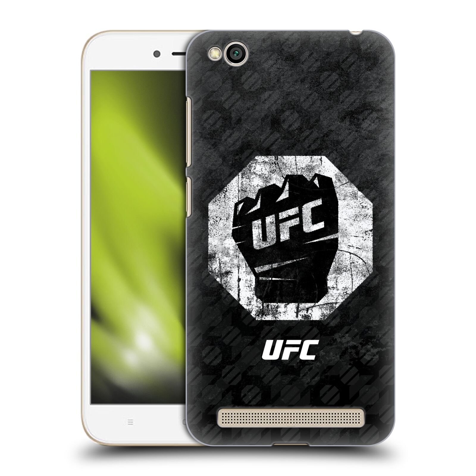 Obal na mobil Xiaomi Redmi 5A - HEAD CASE - UFC - Logo rukavice