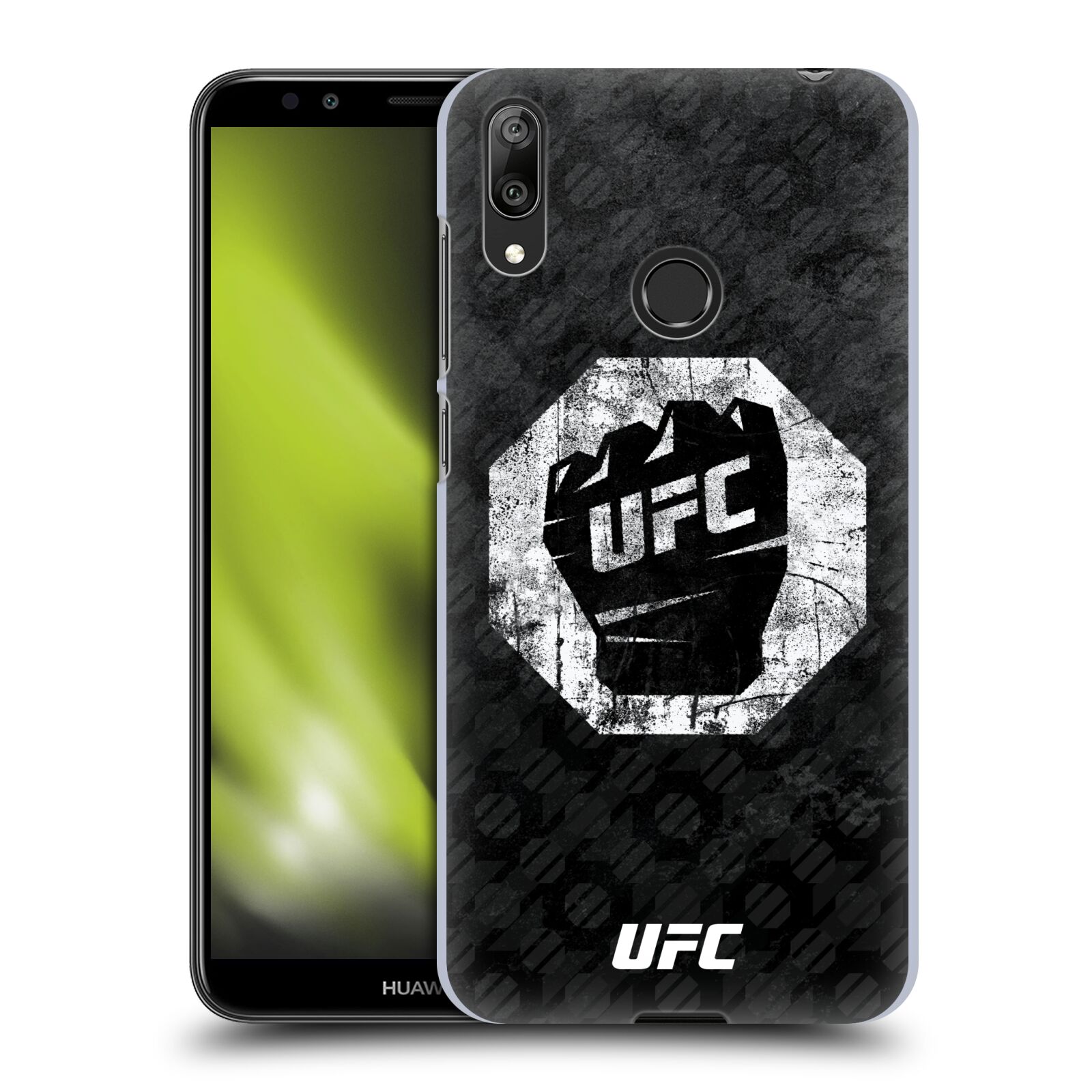 Obal na mobil Huawei Y7 2019 - HEAD CASE - UFC - Logo rukavice