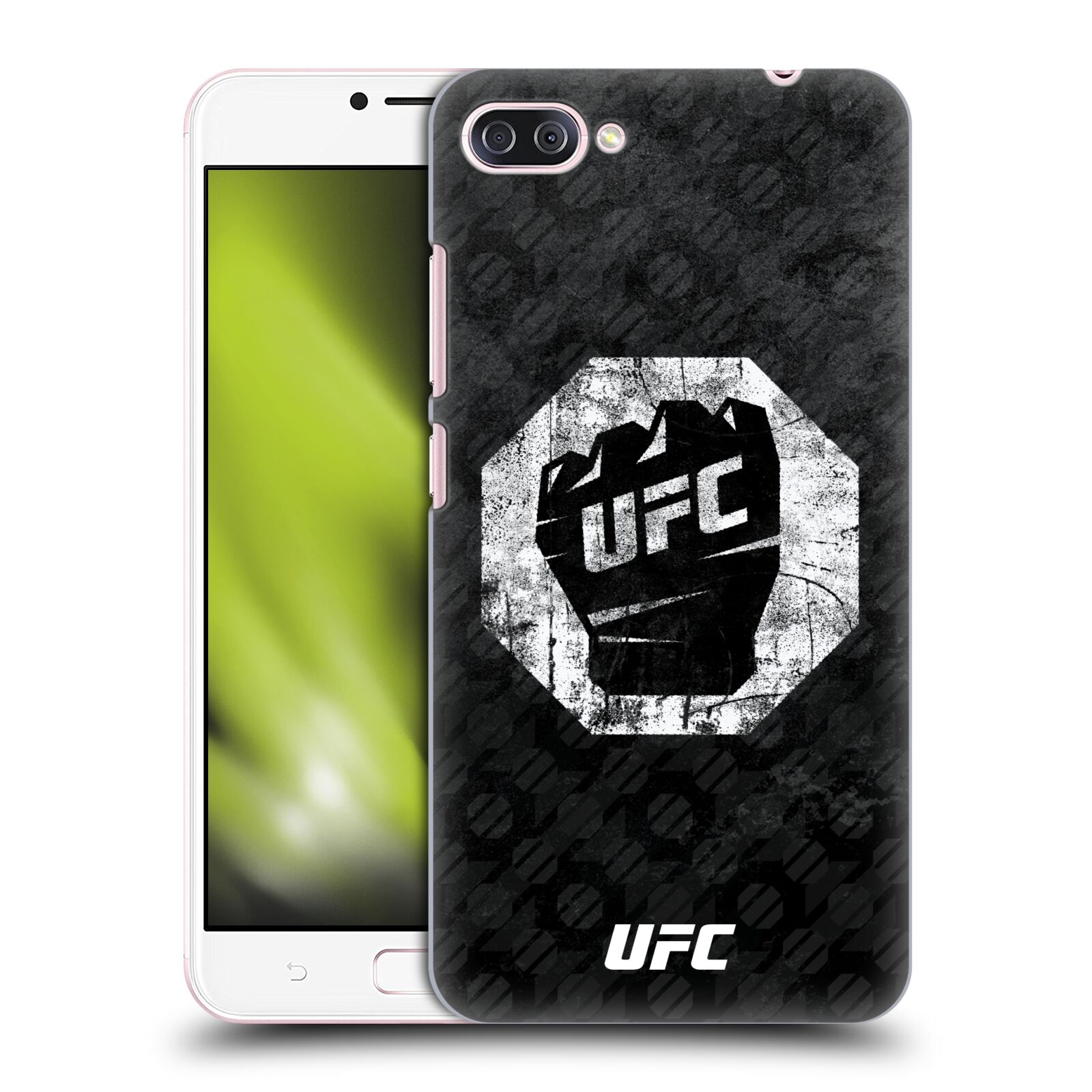 Obal na mobil ASUS Zenfone 4 Max / 4 Max Pro (ZC554KL) - HEAD CASE - UFC - Logo rukavice