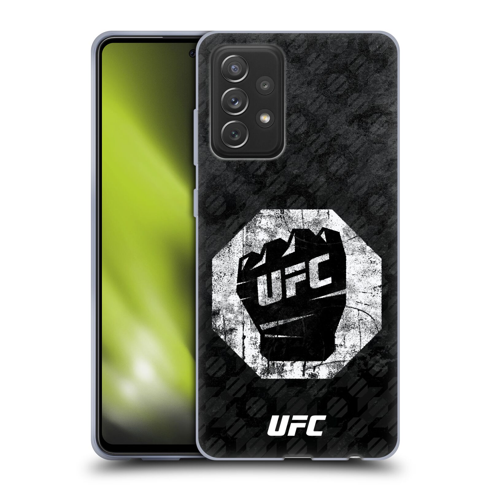 Obal na mobil Samsung Galaxy A72 / A72 5G - HEAD CASE - UFC - Logo rukavice