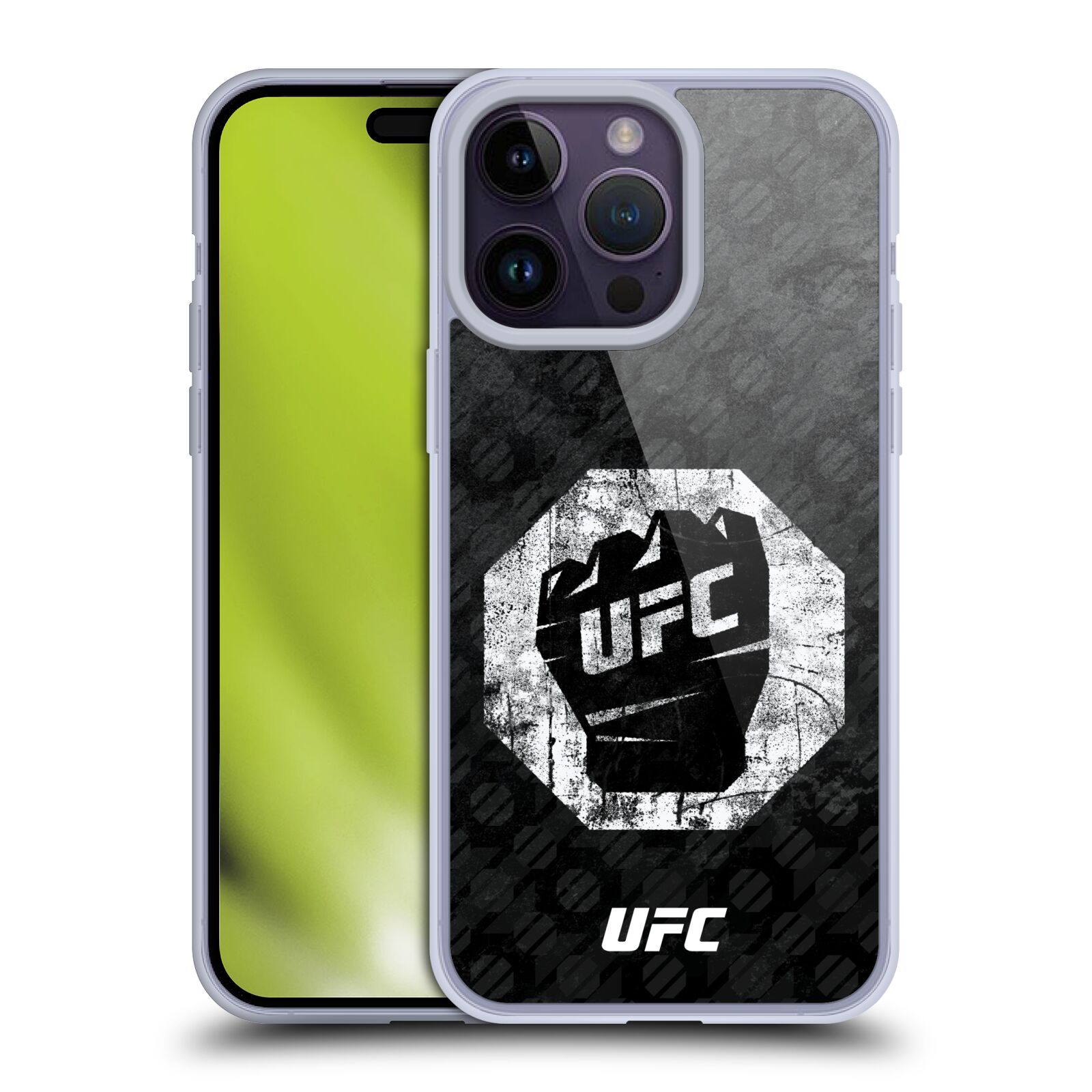 Obal na mobil Apple Iphone 14 PRO MAX - HEAD CASE - UFC - Logo rukavice