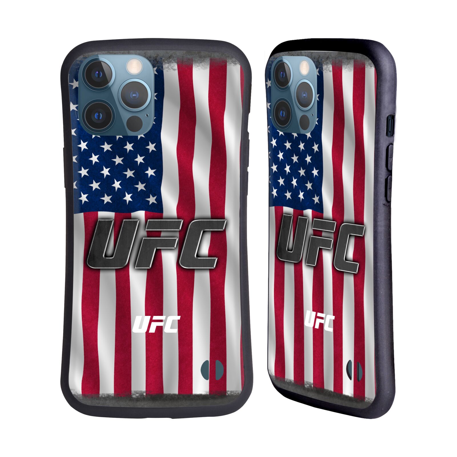 Odolný zadní obal pro mobil Apple iPhone 13 PRO MAX - HEAD CASE - UFC - Americká vlajka