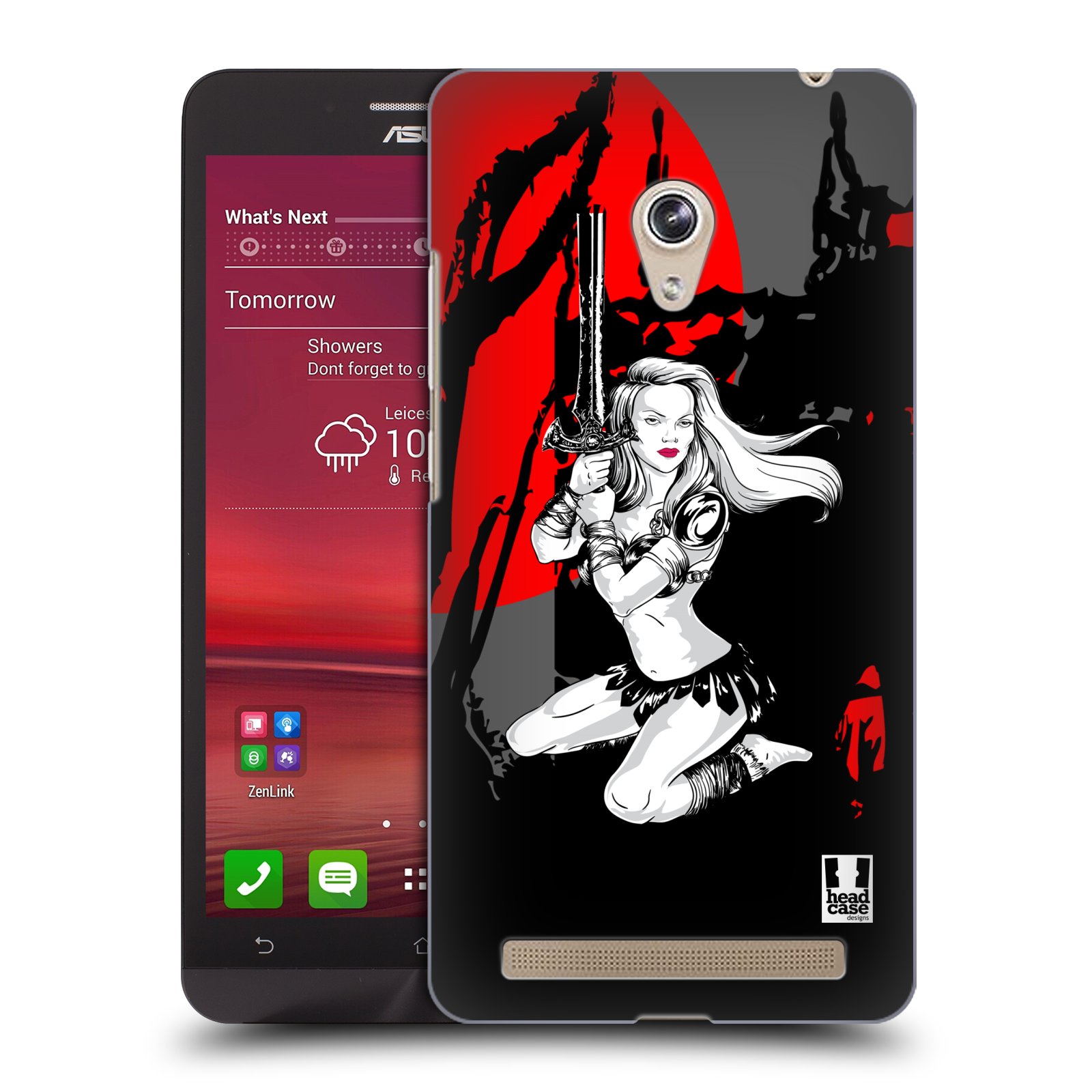 HEAD CASE plastový obal na mobil Asus Zenfone 6 vzor Komixové bojovnice AMAZONKA