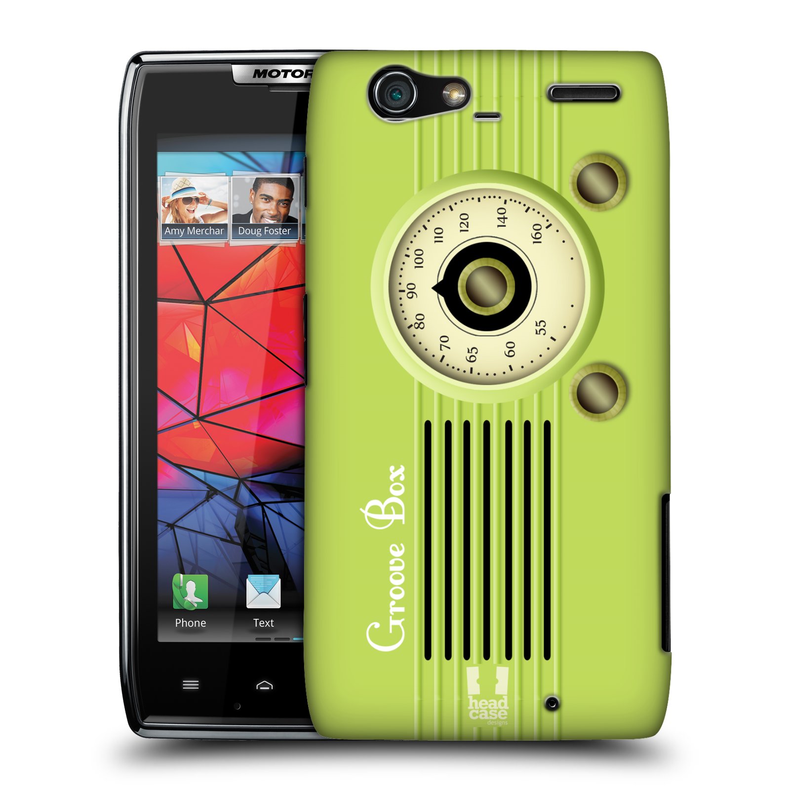 HEAD CASE DESIGNS VINTAGE RADIO PHONE HARD BACK CASE FOR MOTOROLA
