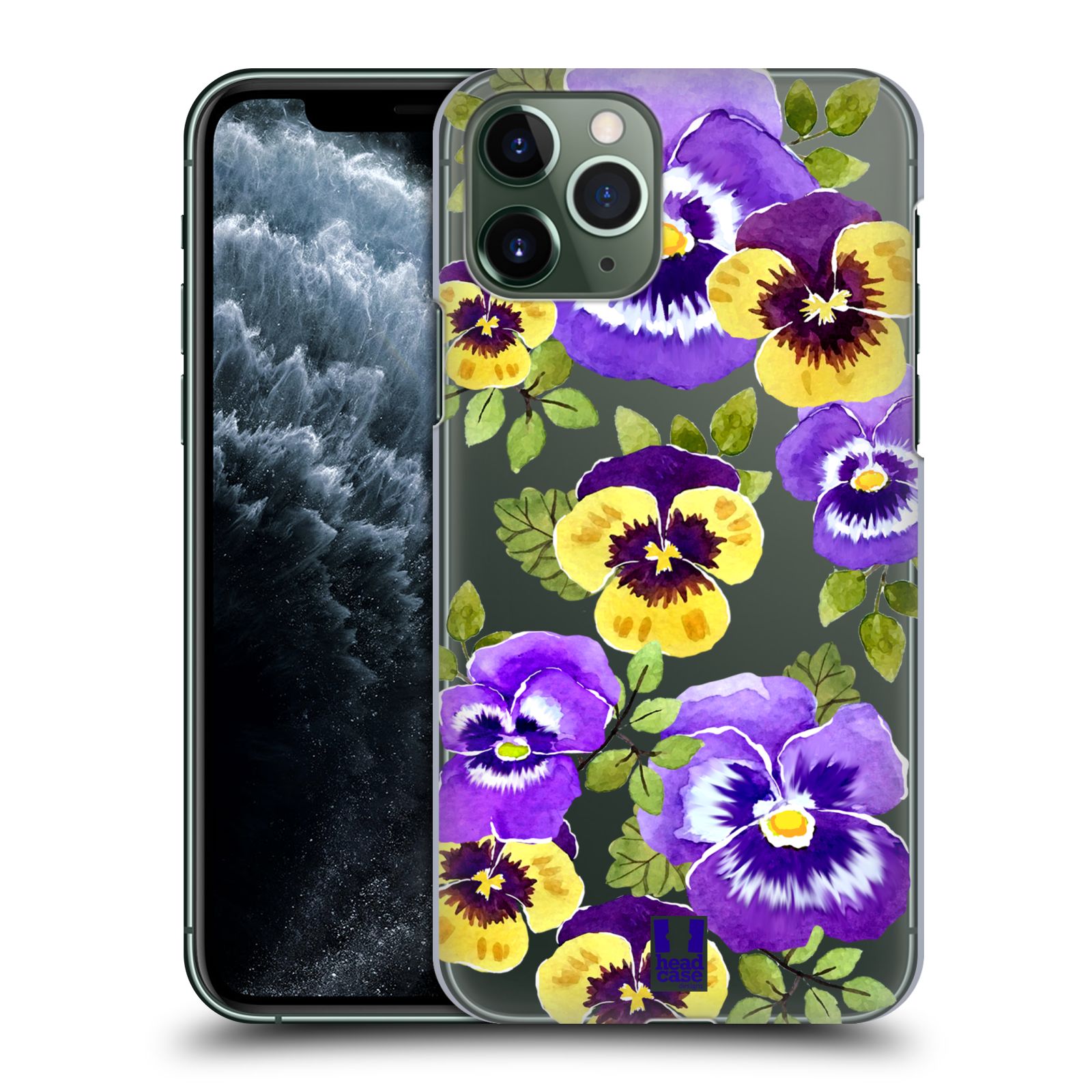 Pouzdro na mobil Apple Iphone 11 PRO - HEAD CASE - Maceška fialová barva