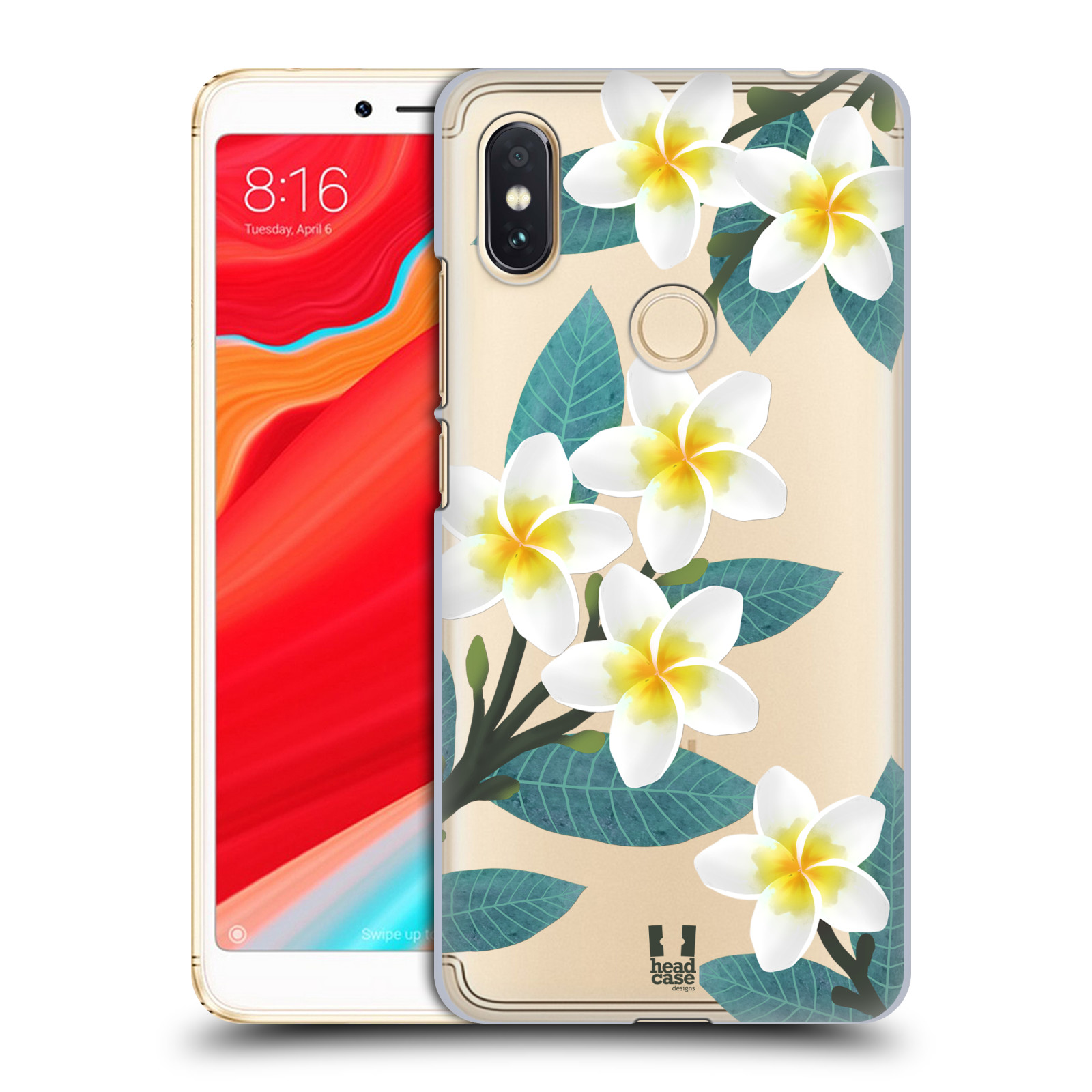 HEAD CASE plastový obal na mobil Xiaomi Redmi S2 květinové vzory Plumérie