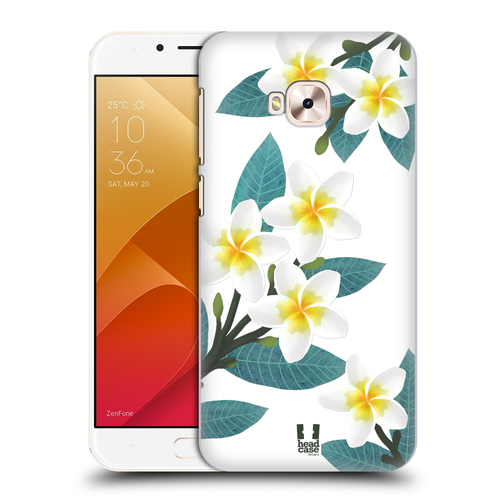 HEAD CASE plastový obal na mobil Asus Zenfone 4 Selfie Pro ZD552KL květinové vzory Plumérie