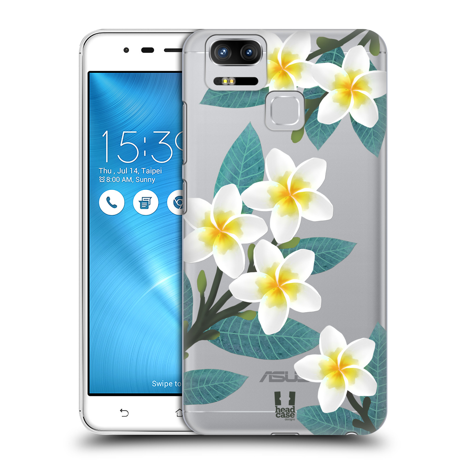 HEAD CASE plastový obal na mobil Asus Zenfone 3 Zoom ZE553KL květinové vzory Plumérie