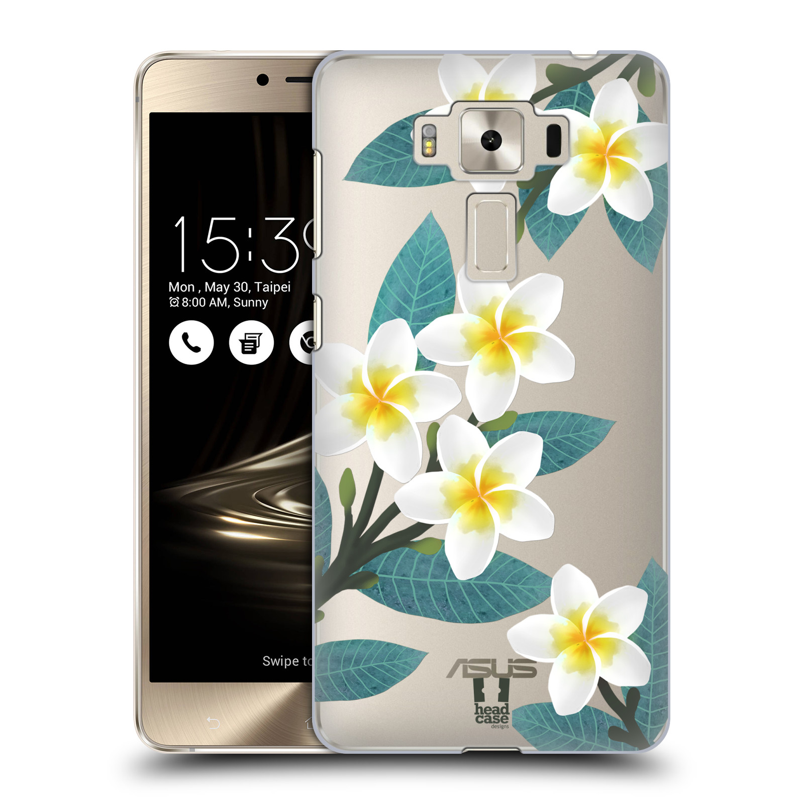 HEAD CASE plastový obal na mobil Asus Zenfone 3 DELUXE ZS550KL květinové vzory Plumérie