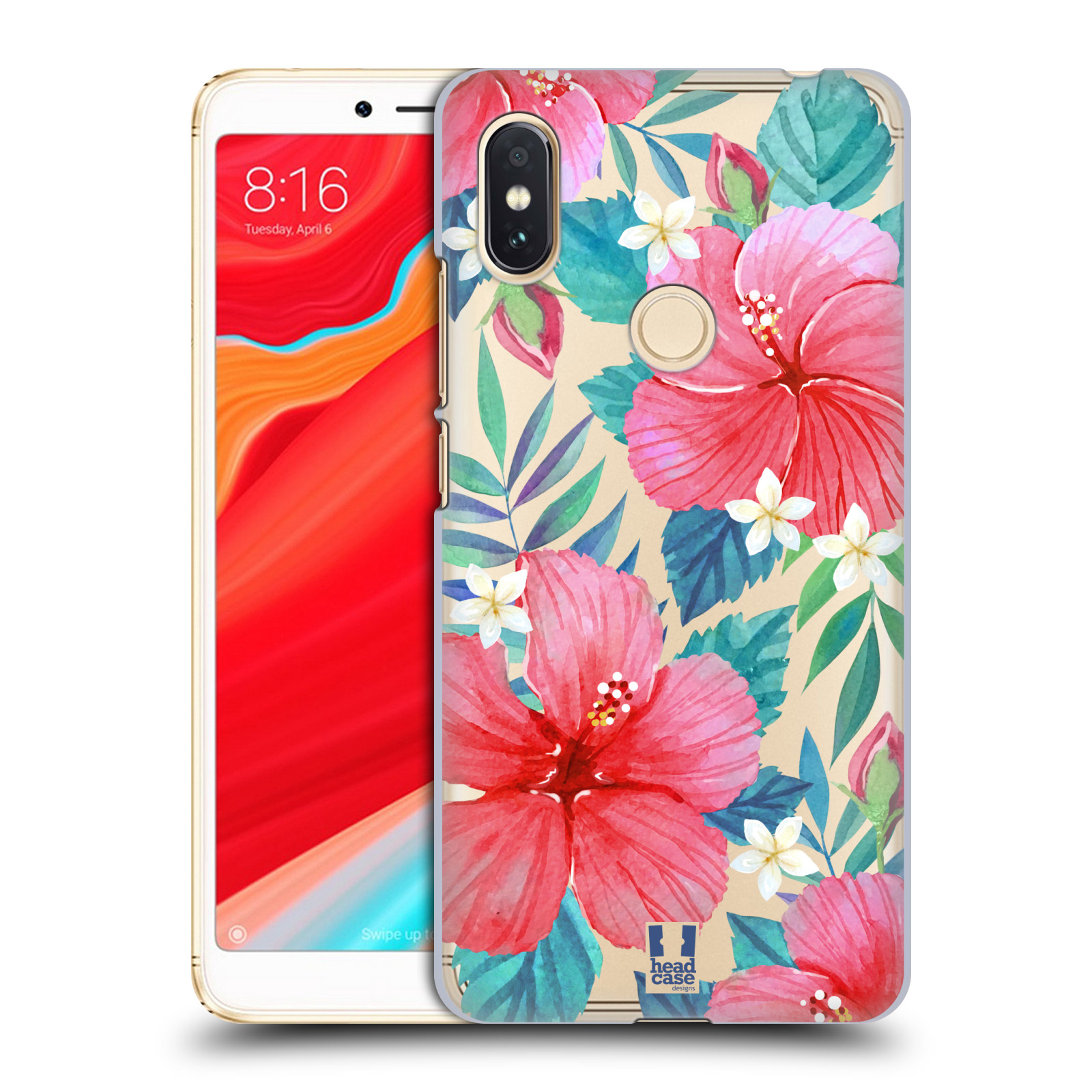 HEAD CASE plastový obal na mobil Xiaomi Redmi S2 květinové vzory Ibišek čínská růže