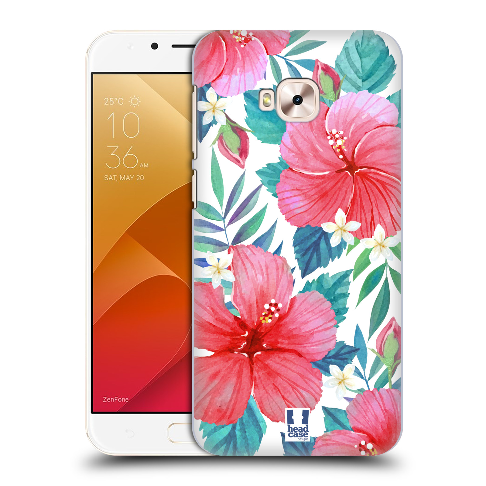 HEAD CASE plastový obal na mobil Asus Zenfone 4 Selfie Pro ZD552KL květinové vzory Ibišek čínská růže