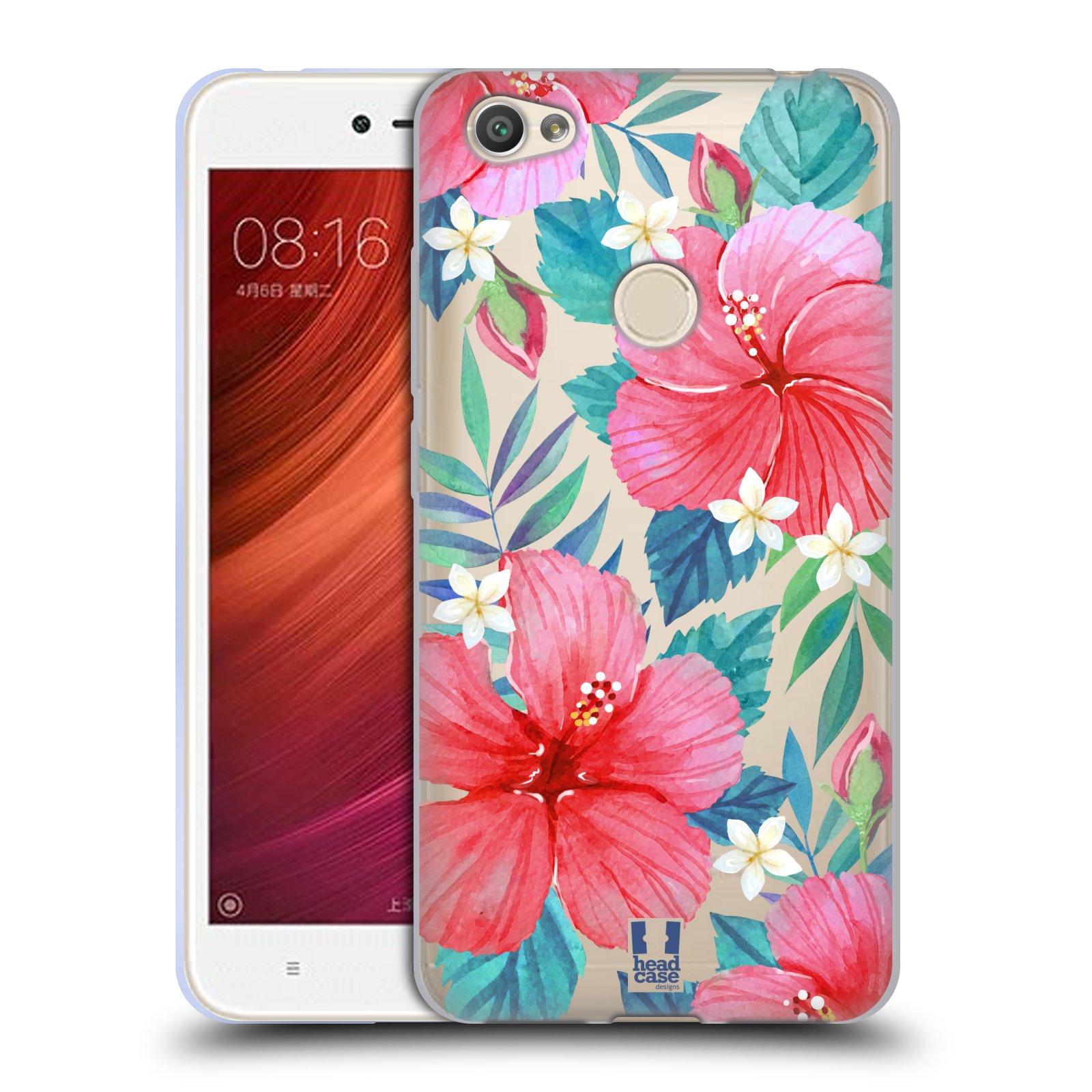 HEAD CASE silikonový obal na mobil Xiaomi Redmi Note 5A květinové vzory Ibišek čínská růže