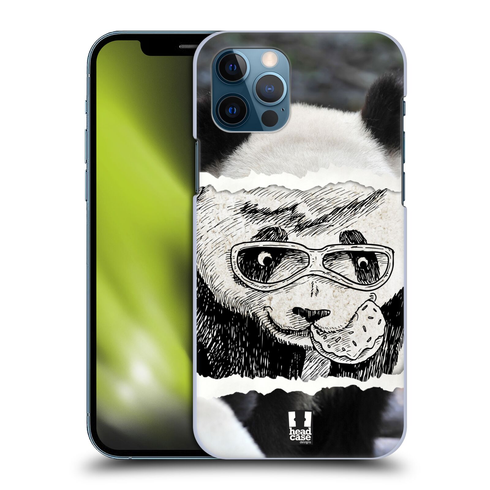 HEAD CASE plastový obal na mobil Apple Iphone 12 / Iphone 12 PRO vzor zvířata koláž roztomilá panda