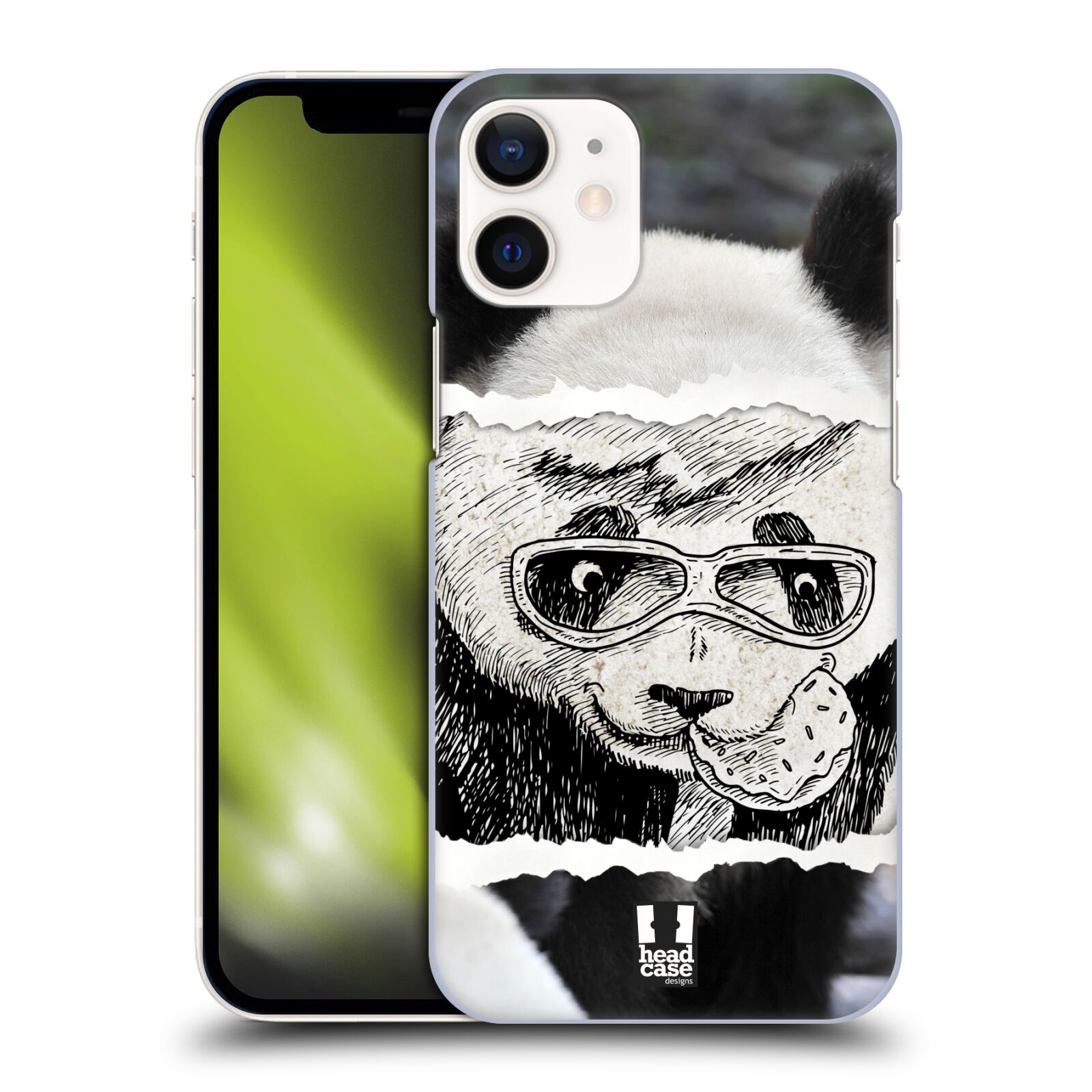 Plastový obal na mobil Apple Iphone 12 MINI vzor zvířata koláž roztomilá panda
